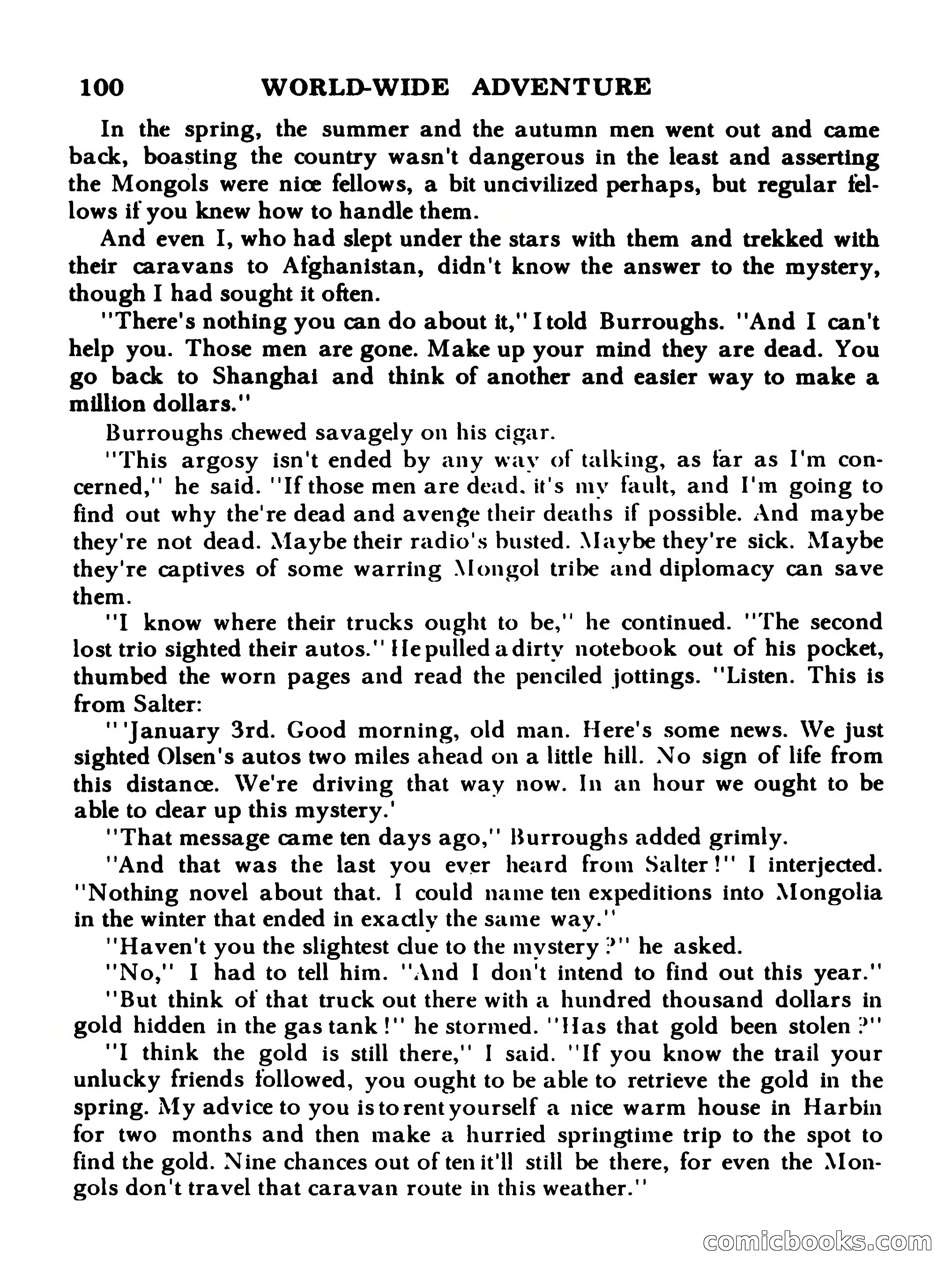 World Wide Adventure #3 — page 100 of 132