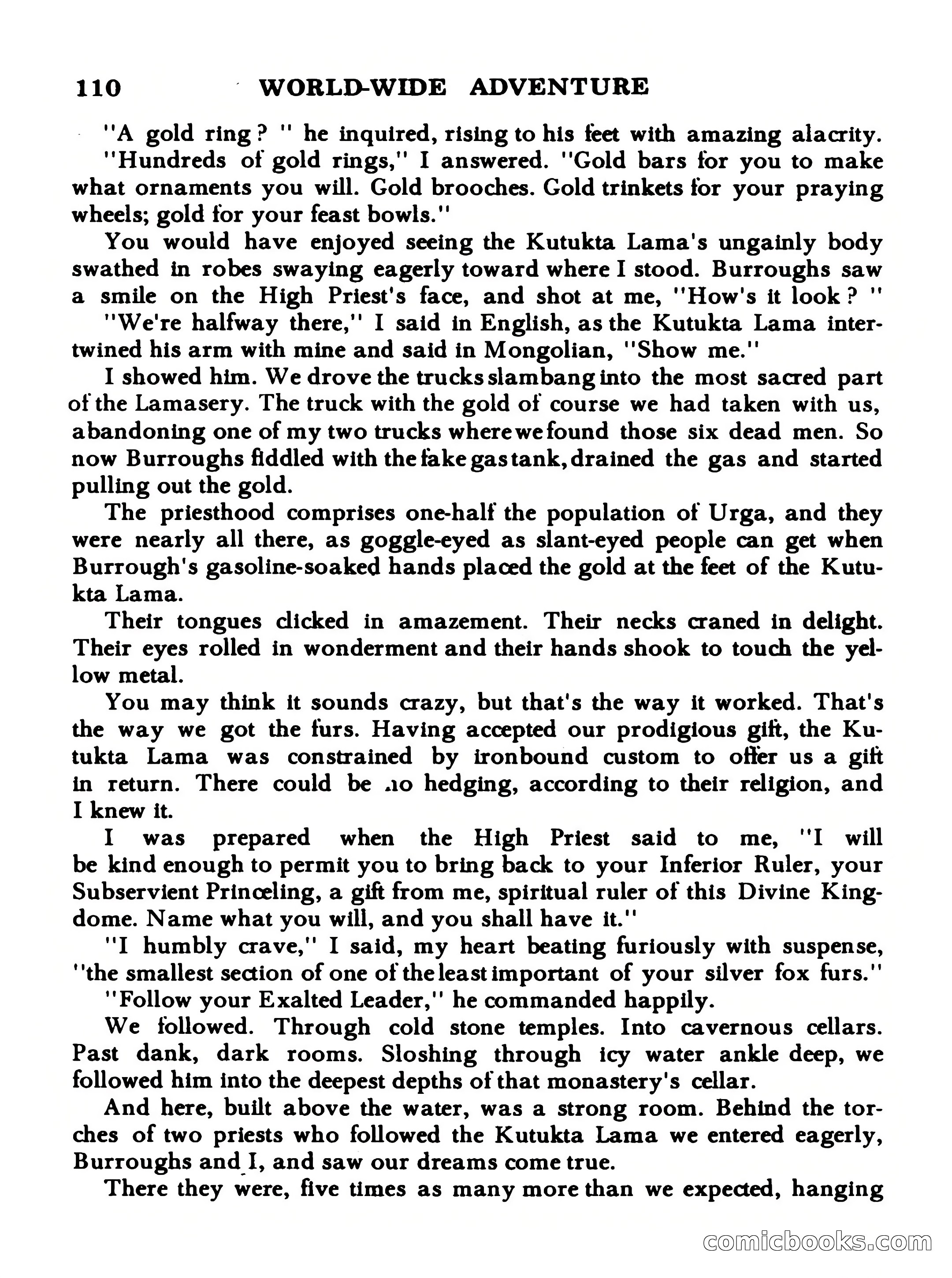 World Wide Adventure #3 — page 110 of 132