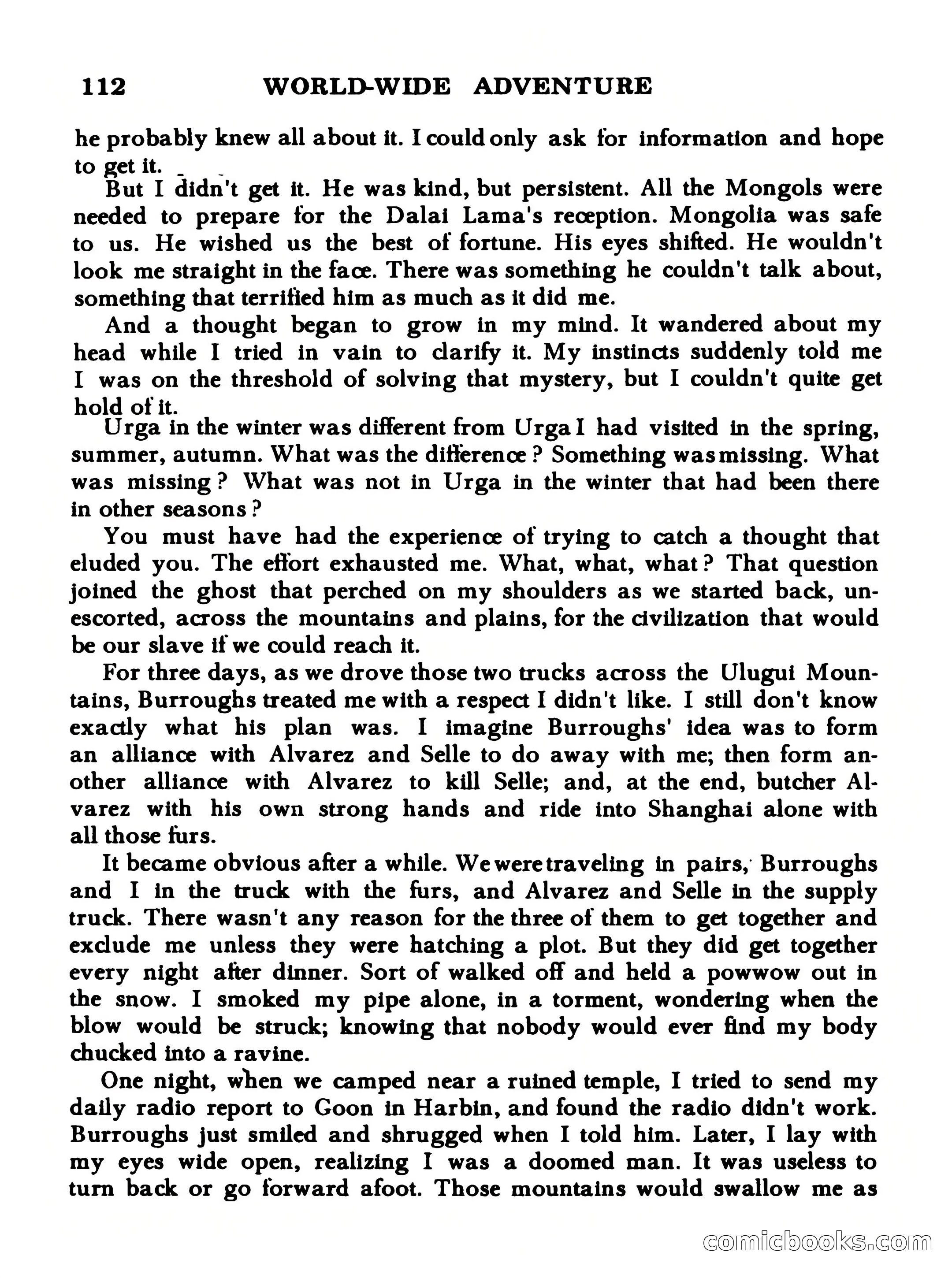 World Wide Adventure #3 — page 112 of 132