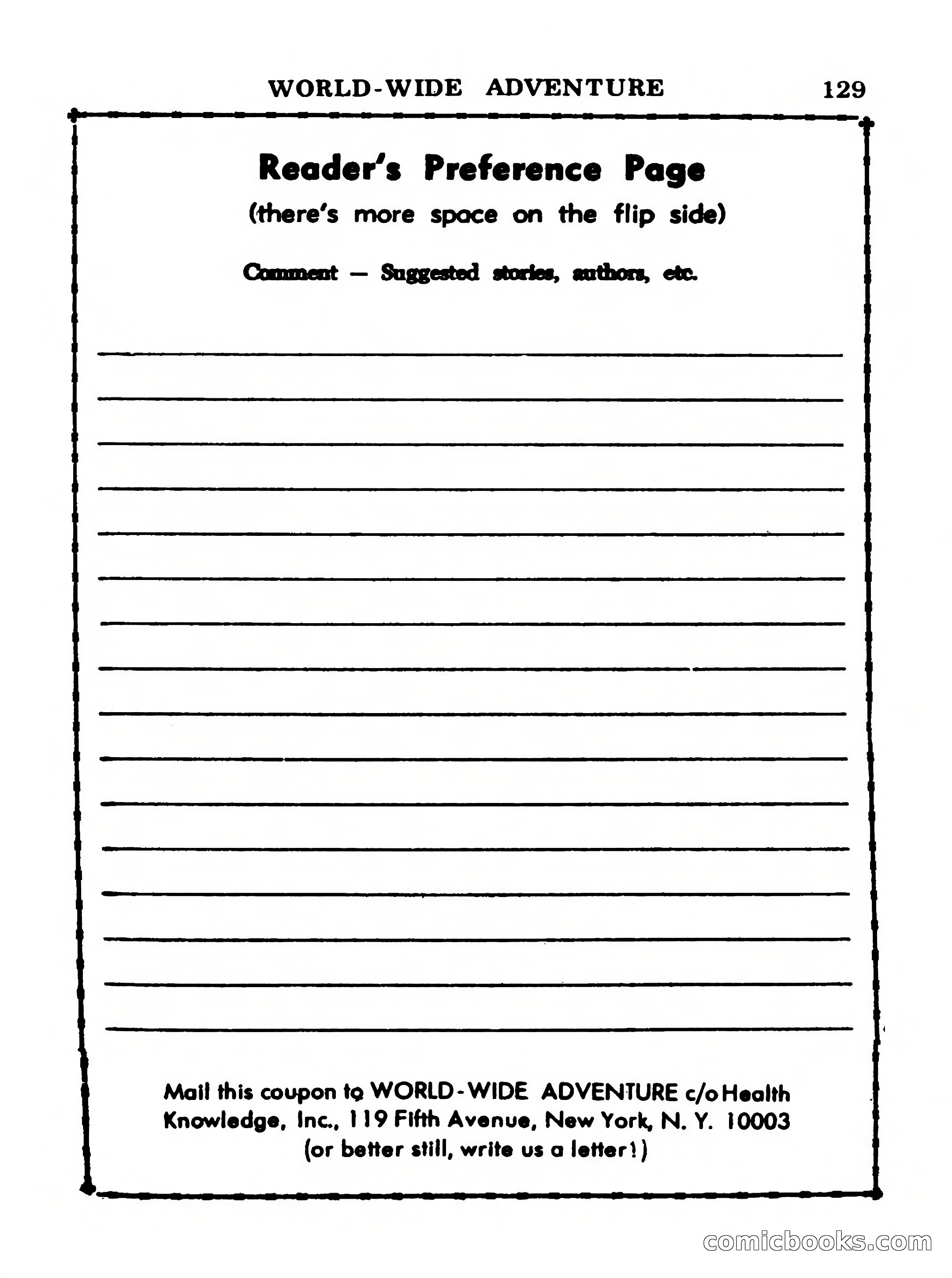 World Wide Adventure #3 — page 129 of 132