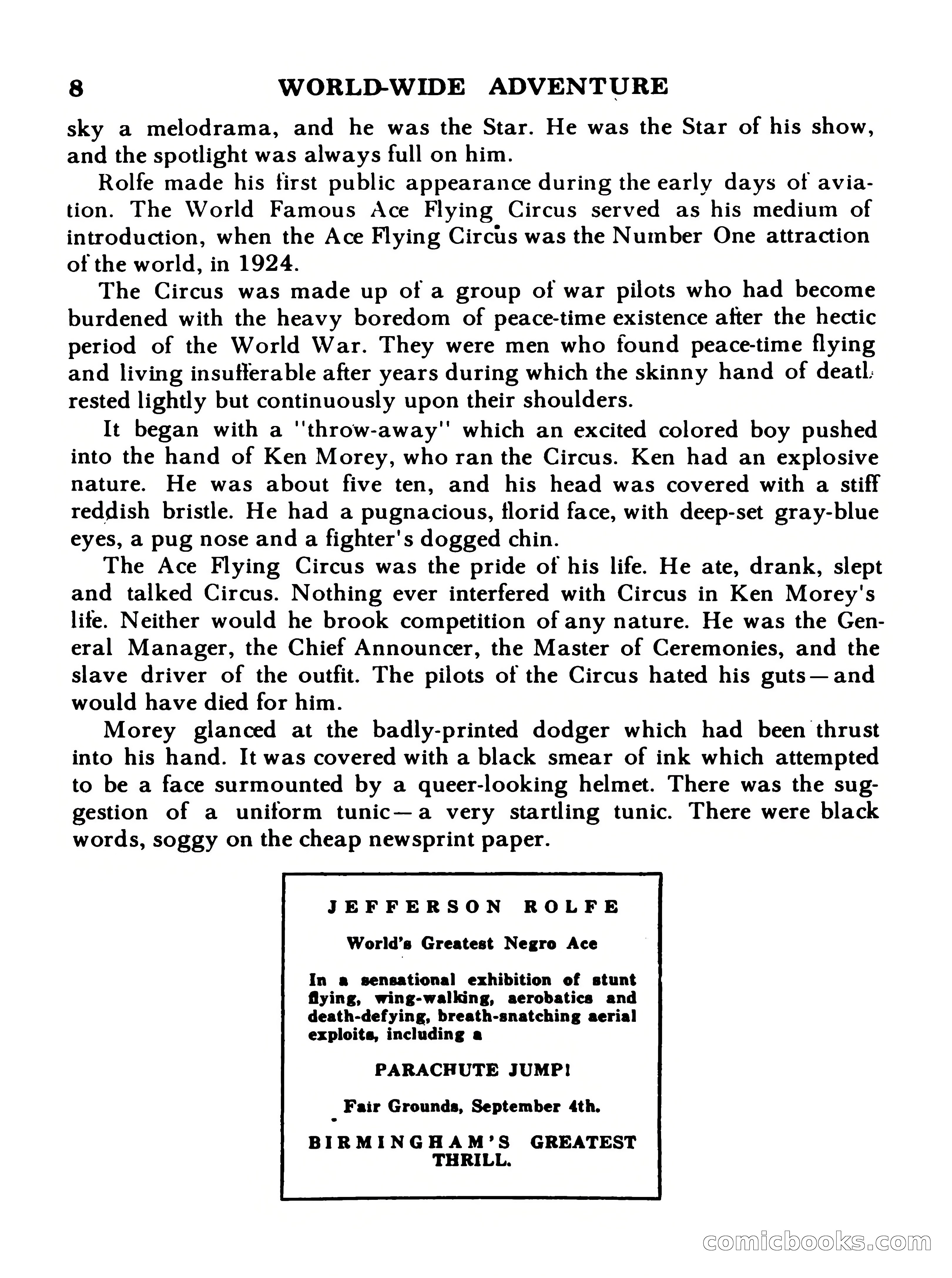 World Wide Adventure #4 — page 8 of 132