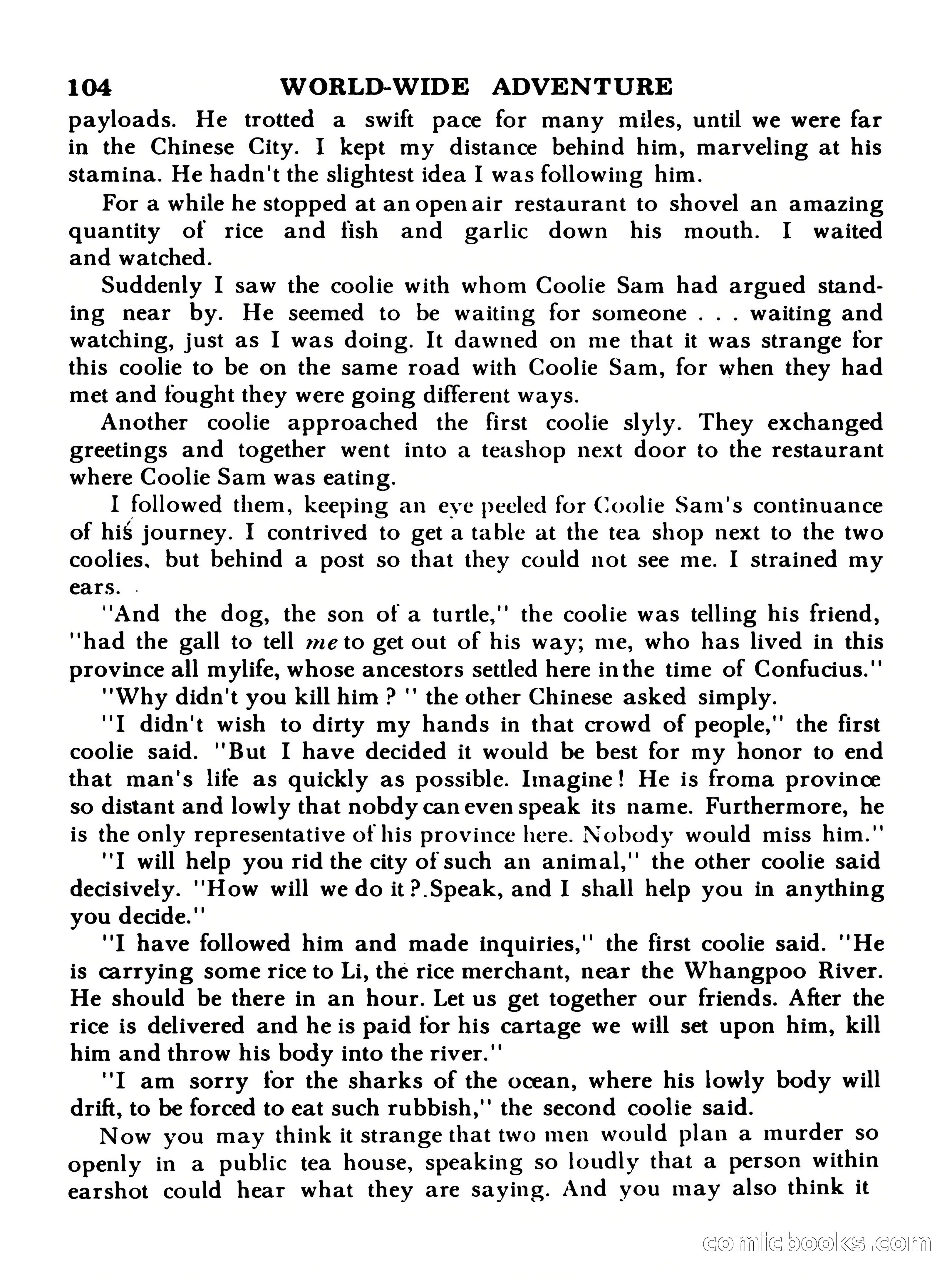 World Wide Adventure #4 — page 104 of 132