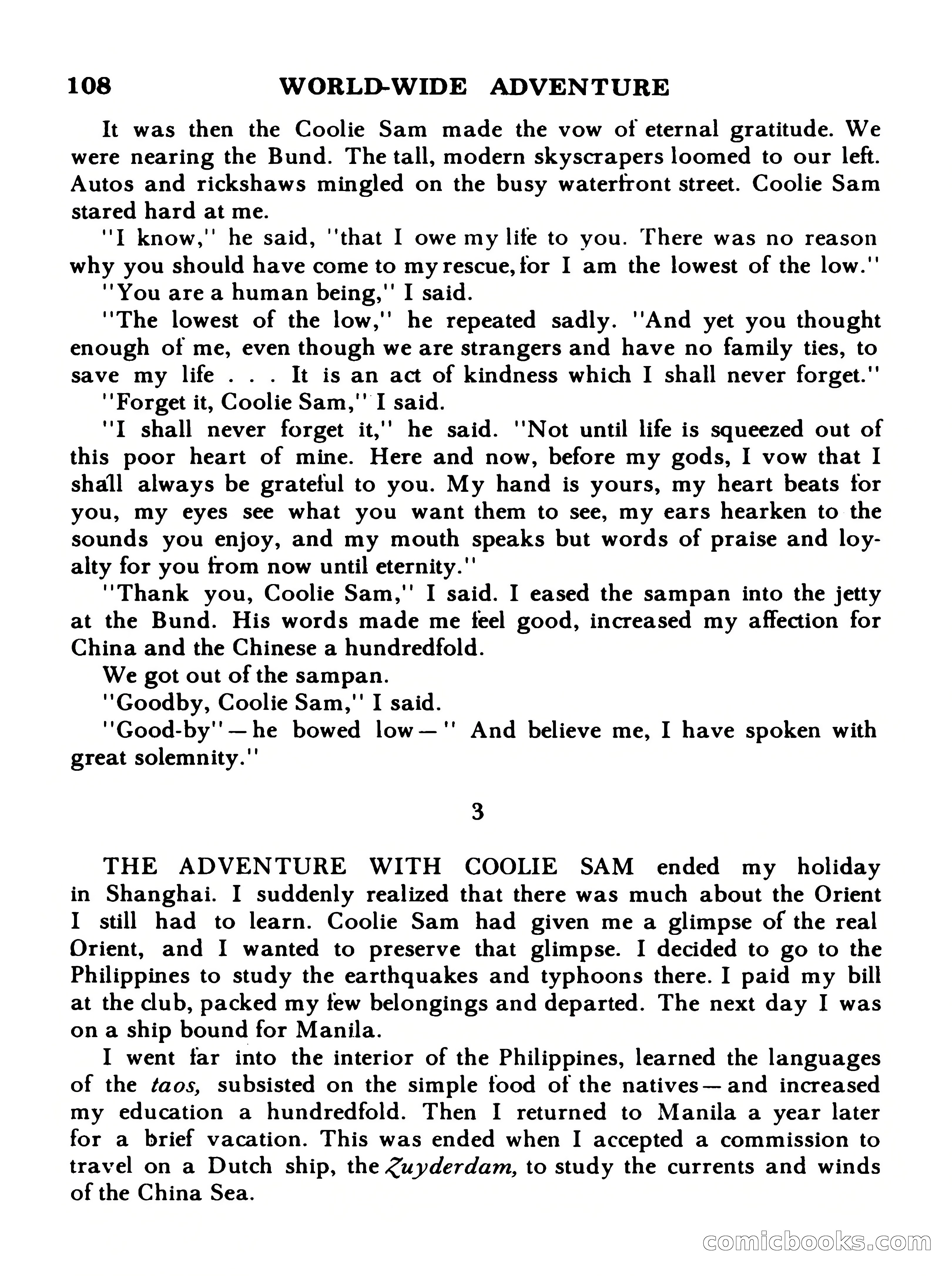World Wide Adventure #4 — page 108 of 132