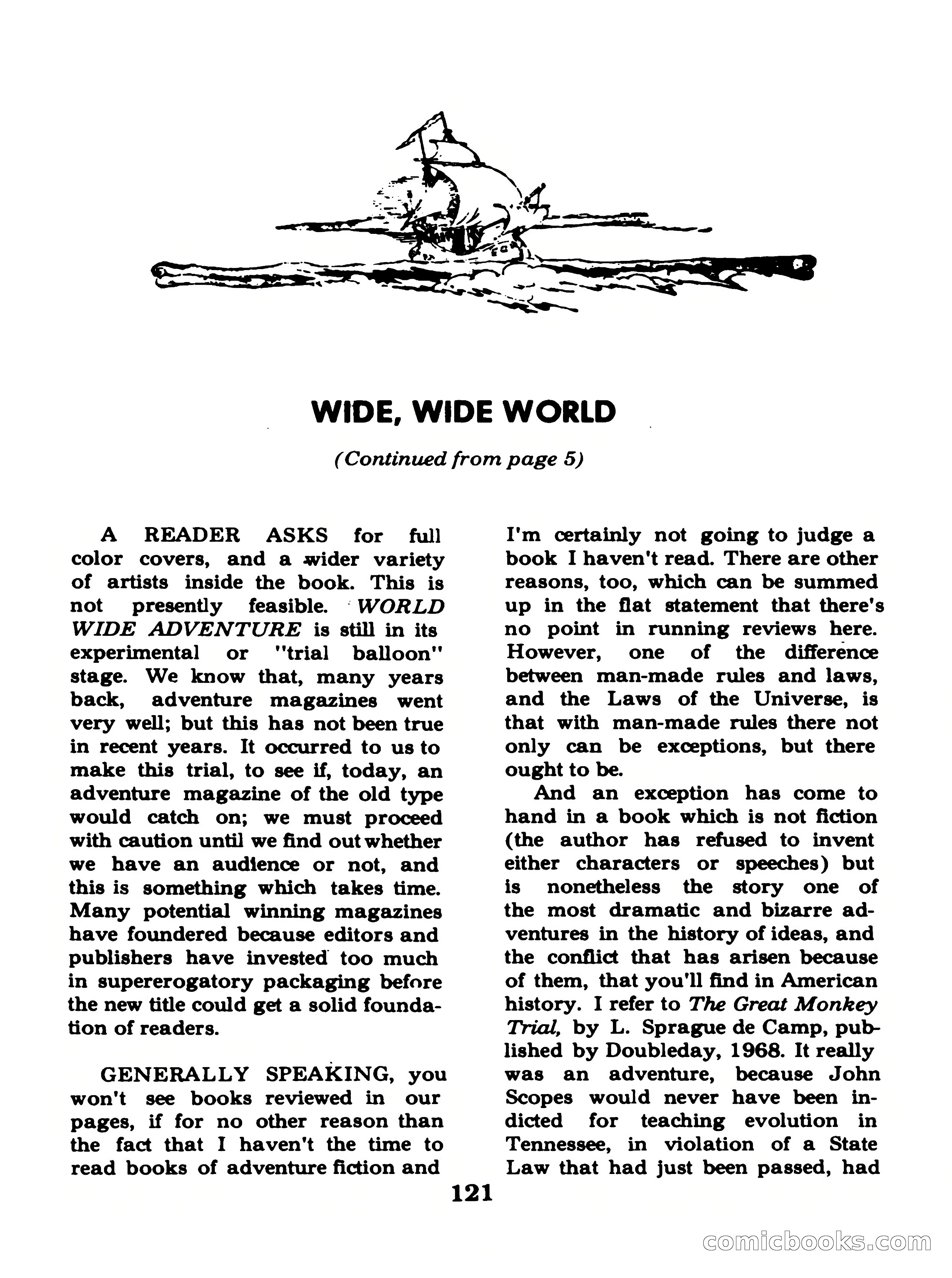 World Wide Adventure #4 — page 121 of 132