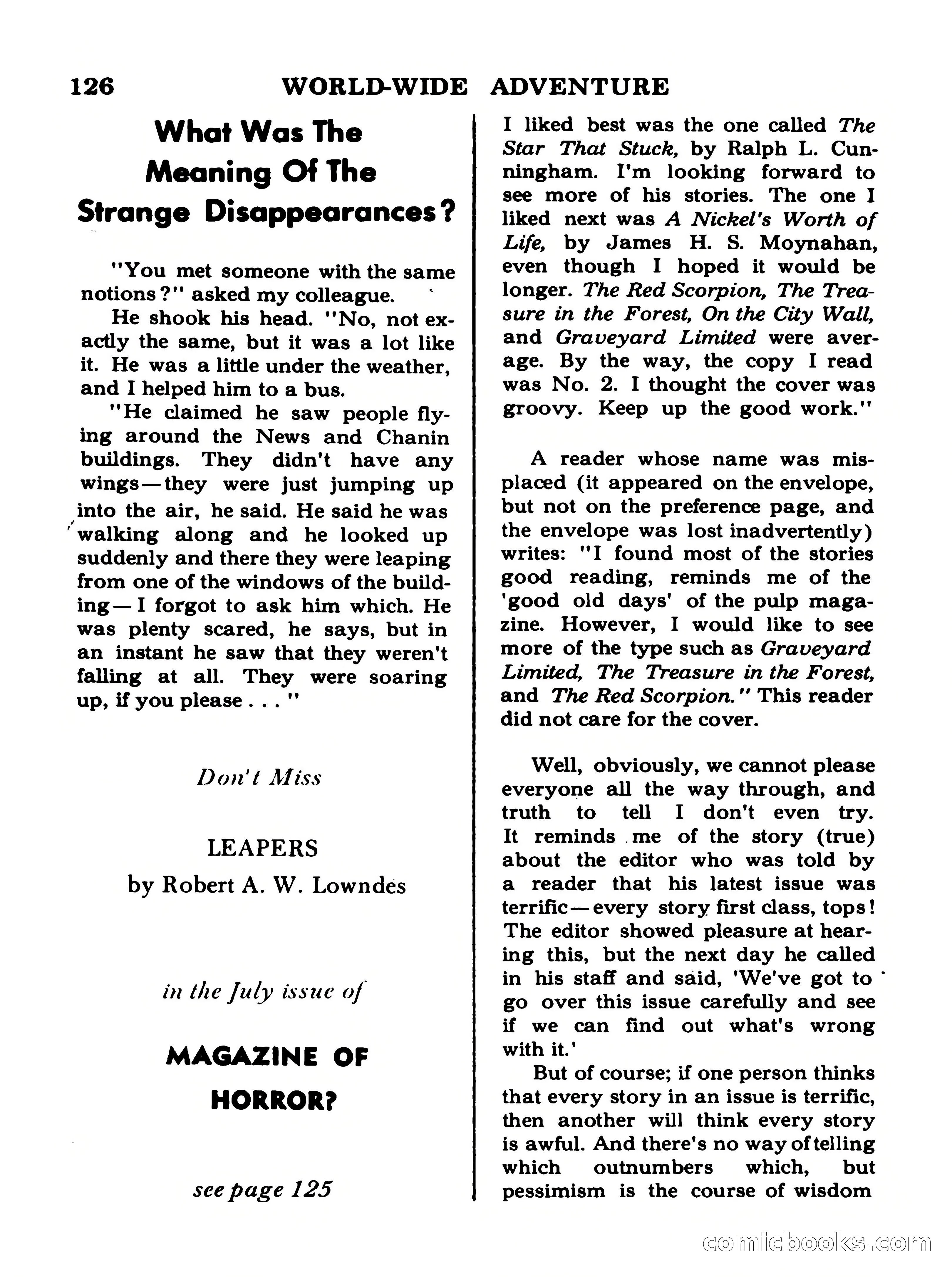 World Wide Adventure #4 — page 126 of 132