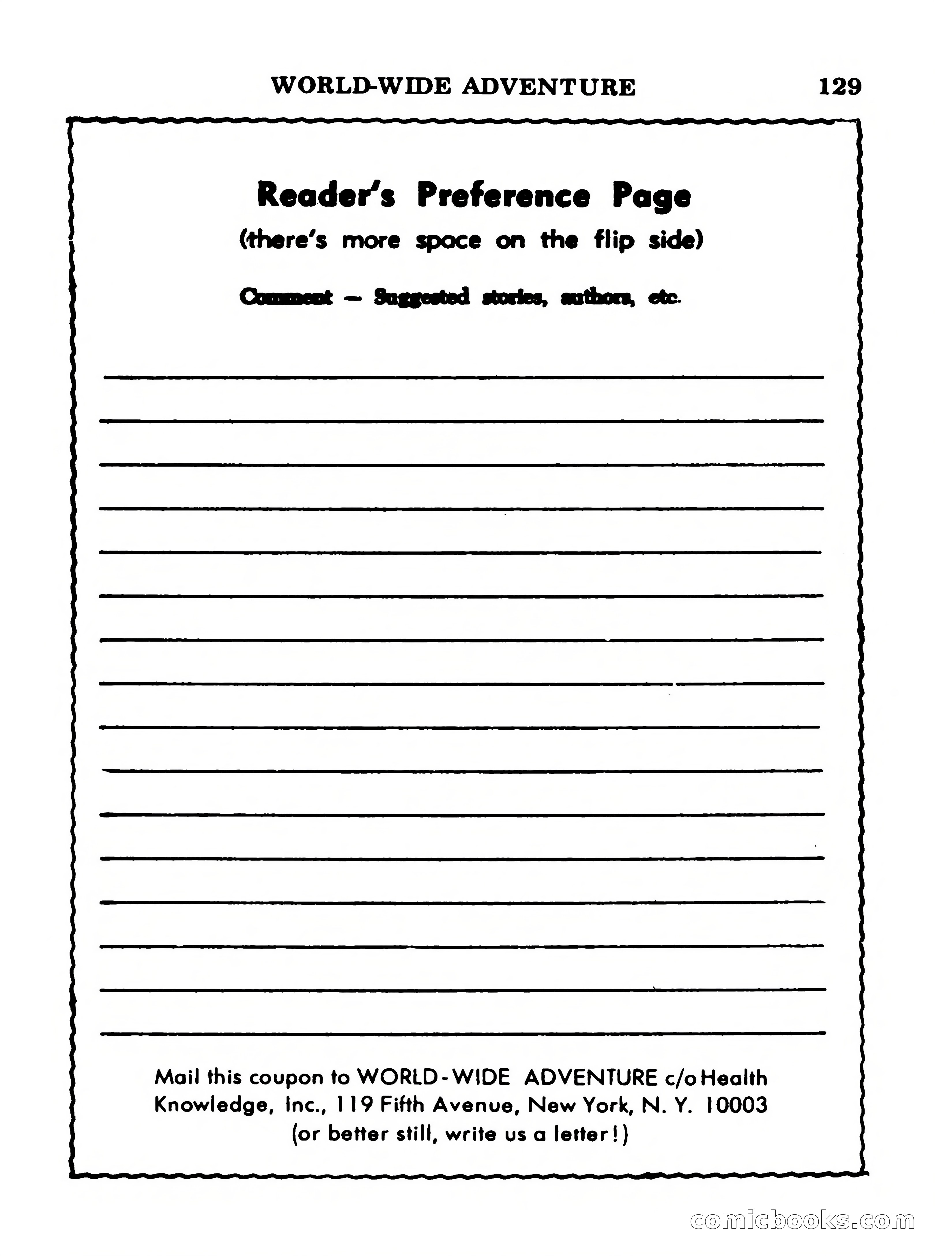 World Wide Adventure #4 — page 129 of 132
