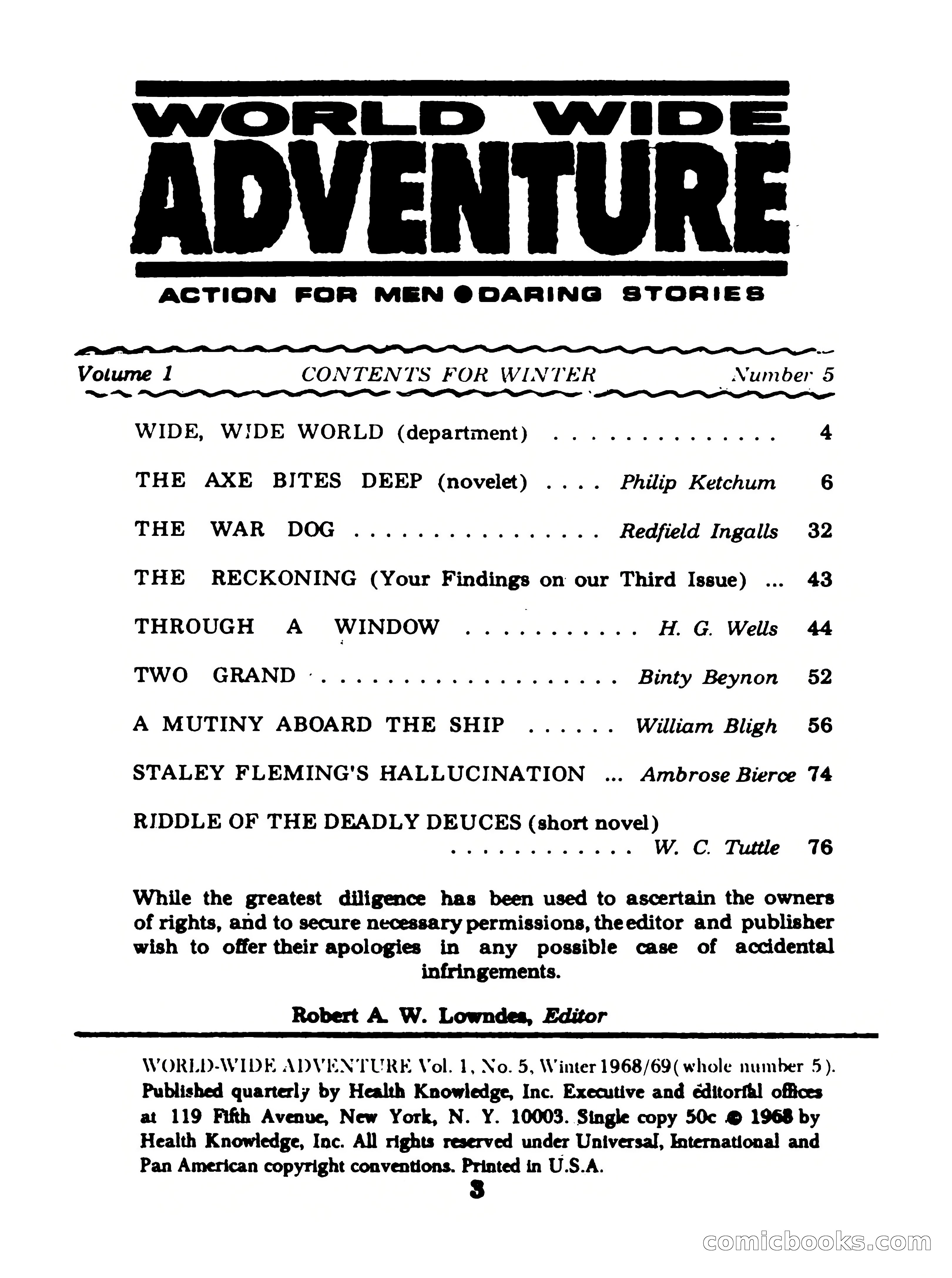 World Wide Adventure No. 5 — page 3 of 132