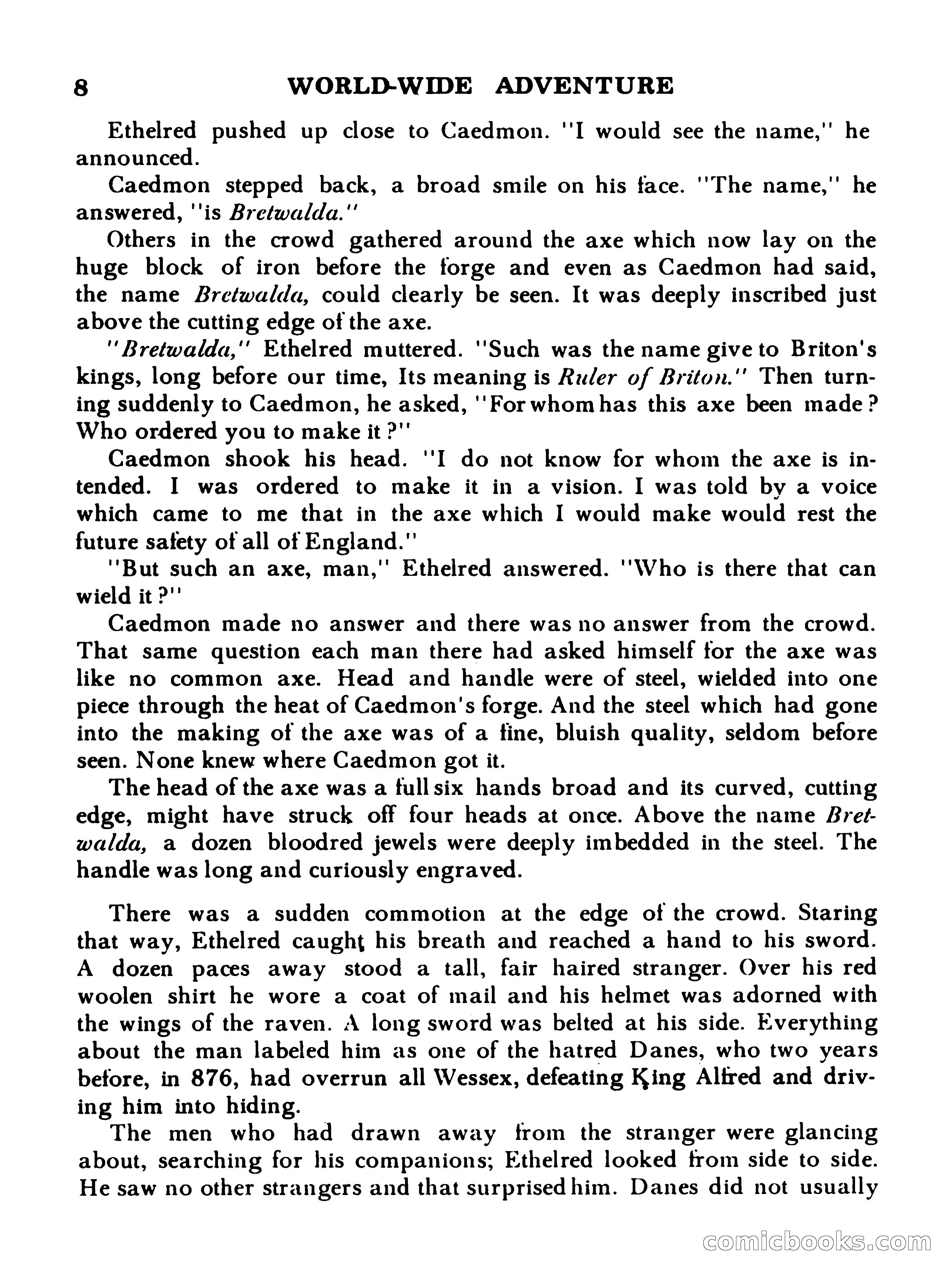 World Wide Adventure No. 5 — page 8 of 132
