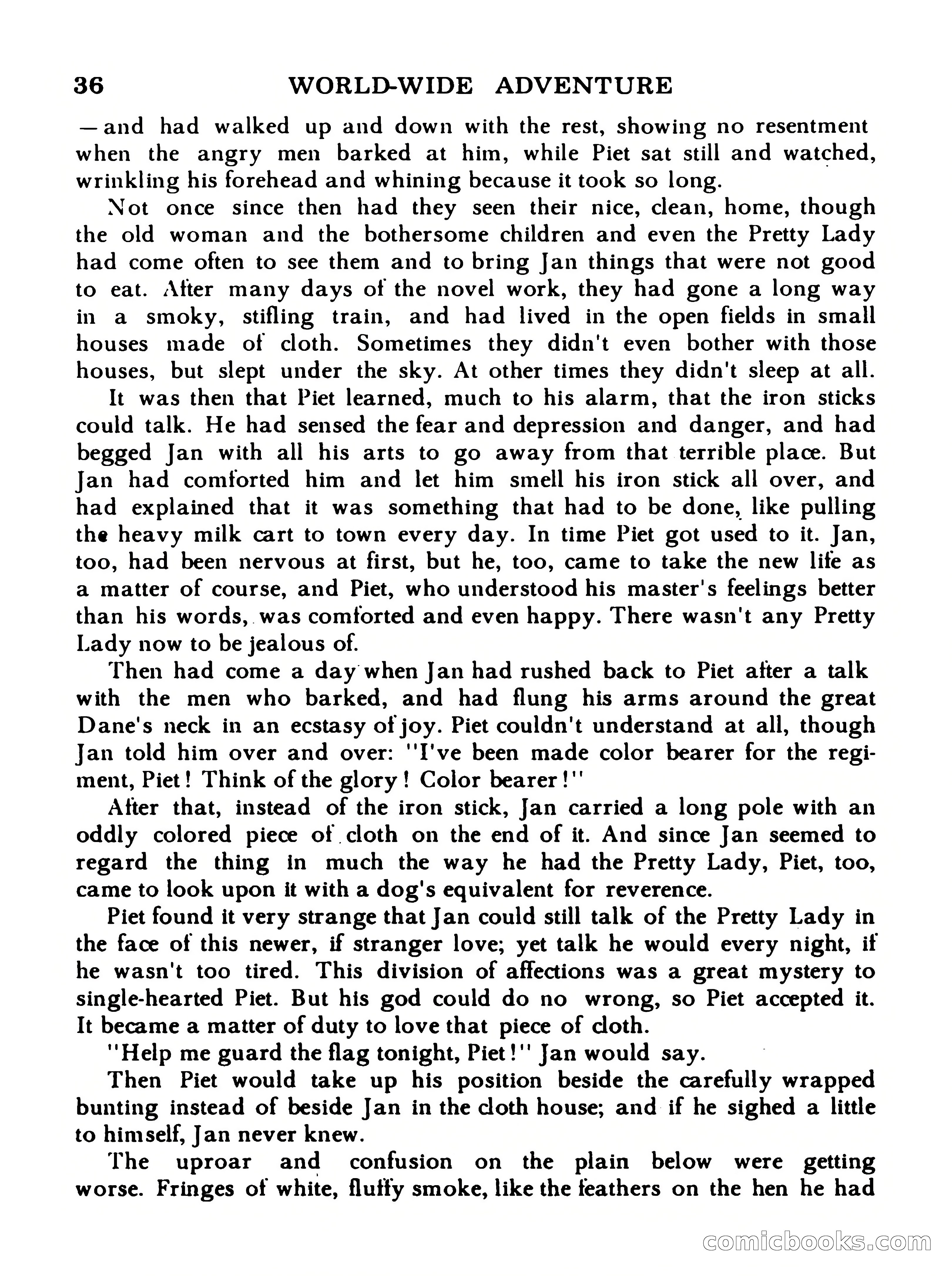 World Wide Adventure No. 5 — page 36 of 132