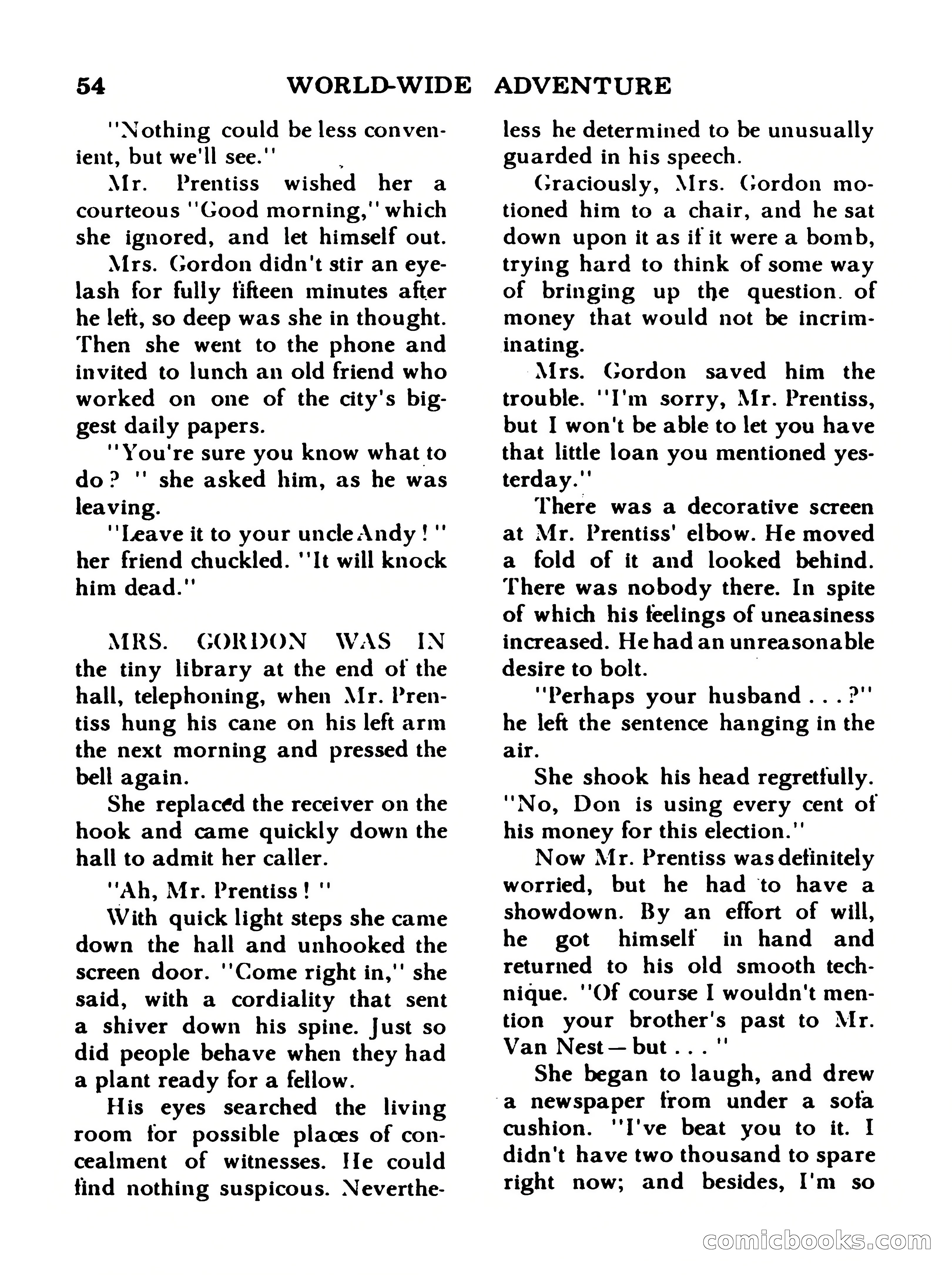 World Wide Adventure No. 5 — page 54 of 132