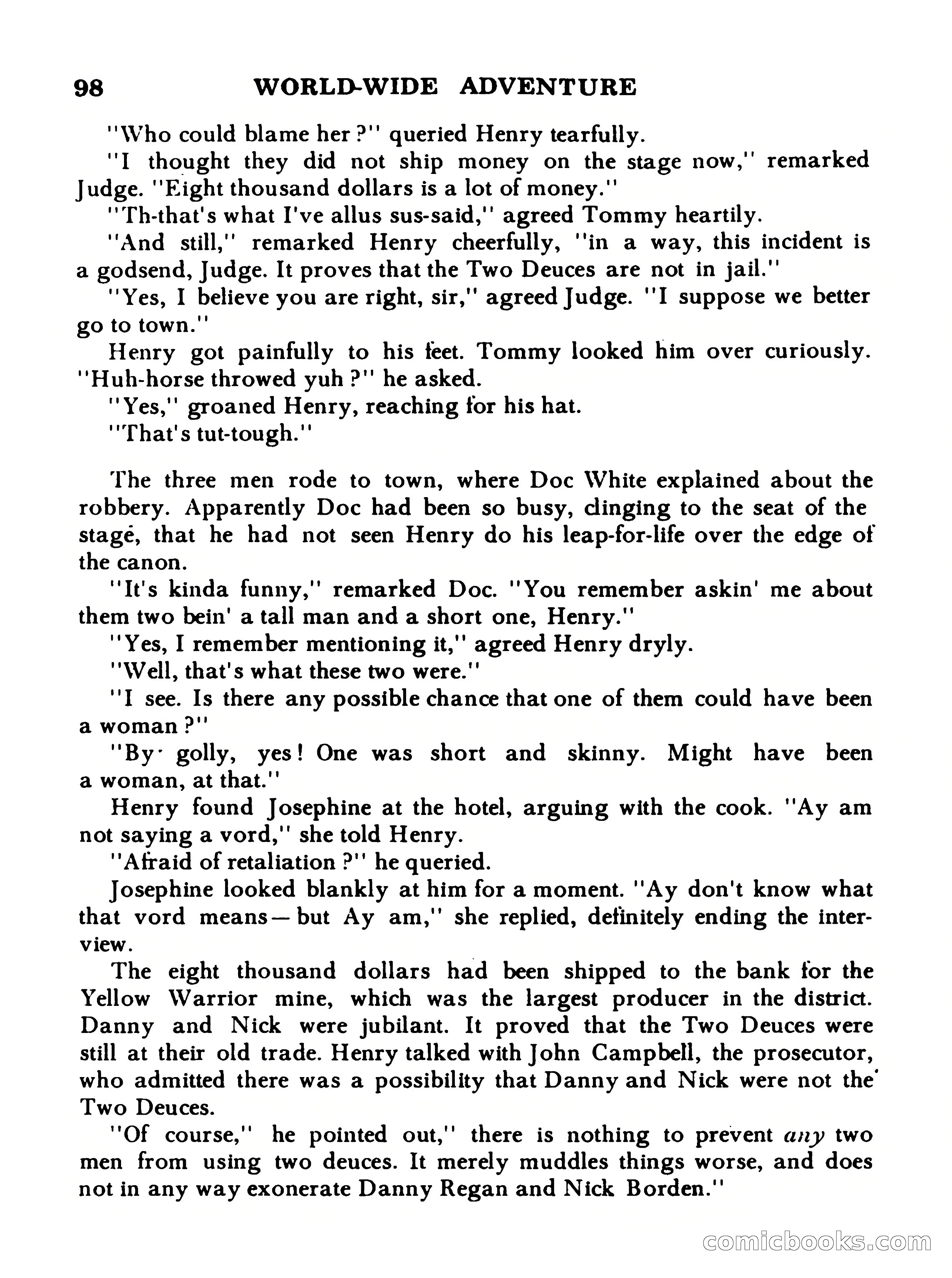 World Wide Adventure No. 5 — page 98 of 132