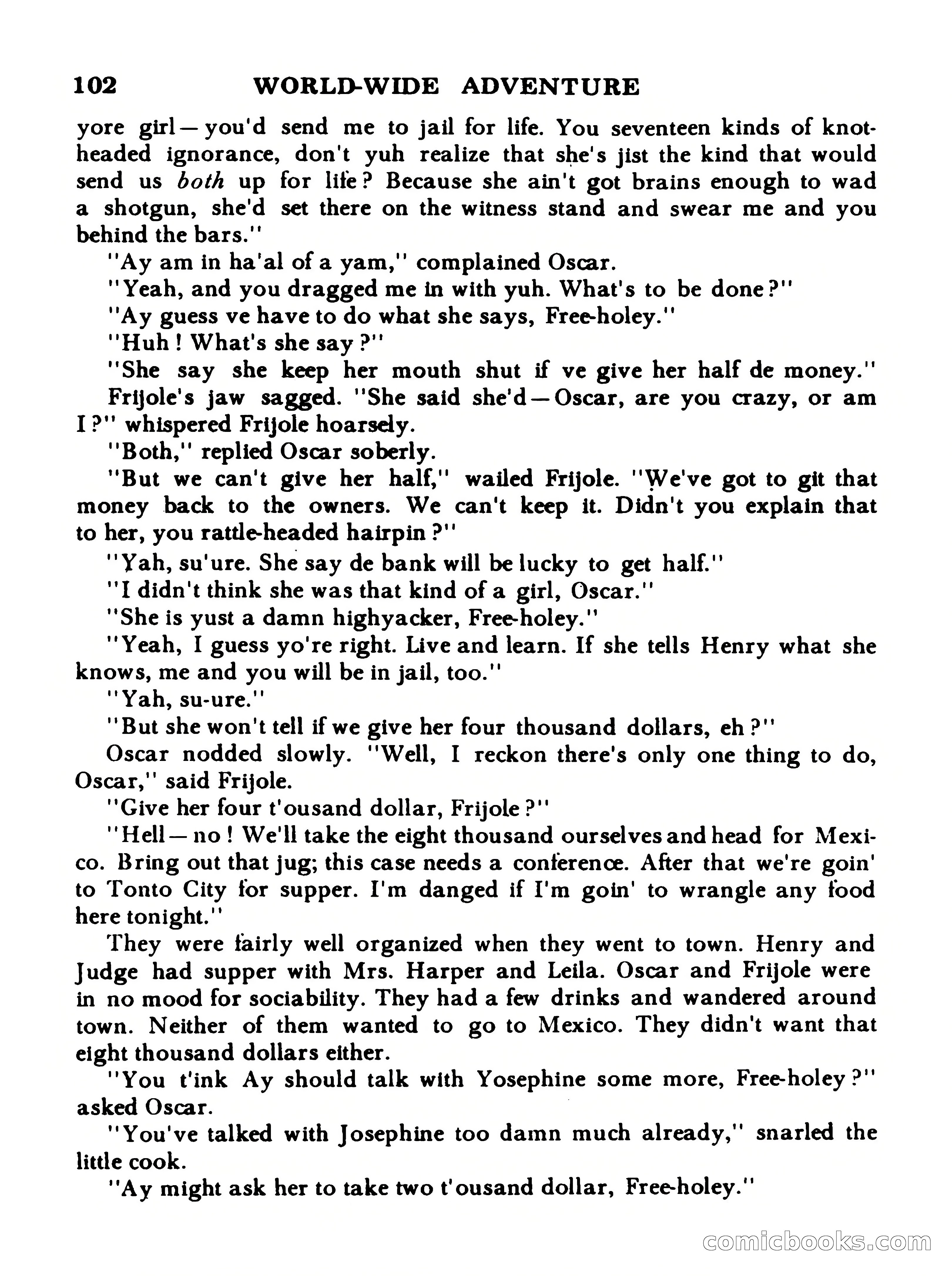 World Wide Adventure No. 5 — page 102 of 132