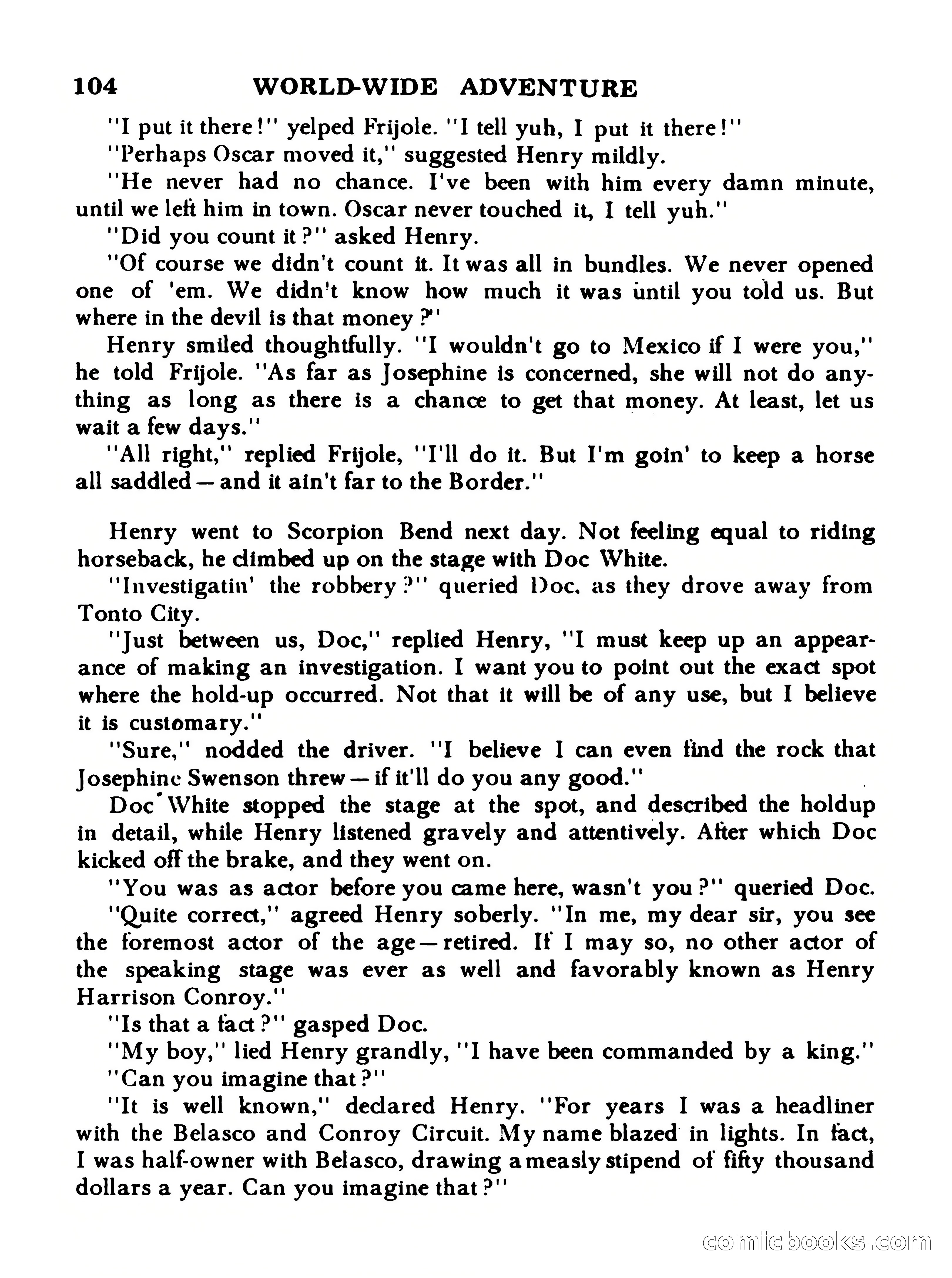 World Wide Adventure No. 5 — page 104 of 132