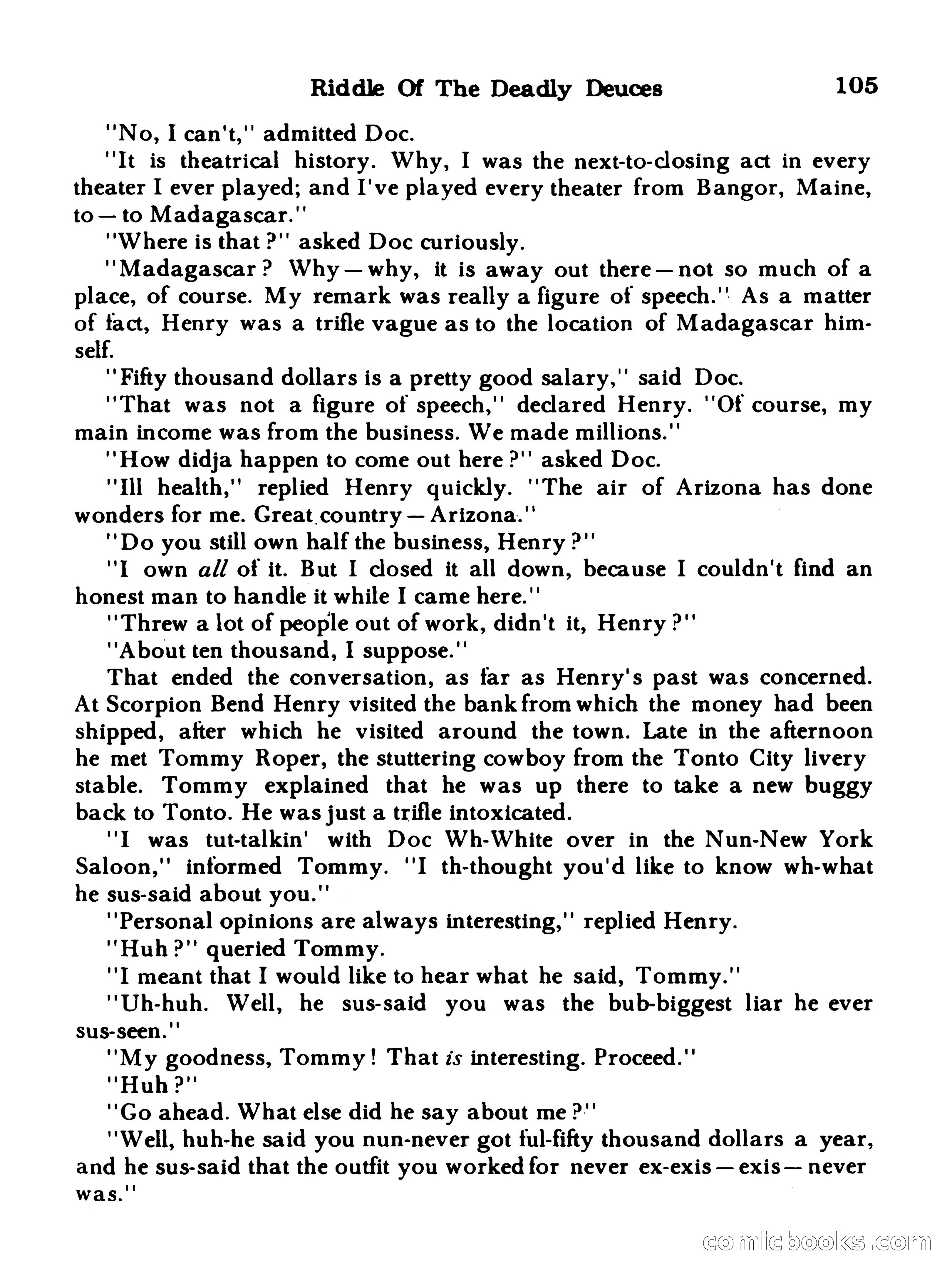 World Wide Adventure No. 5 — page 105 of 132