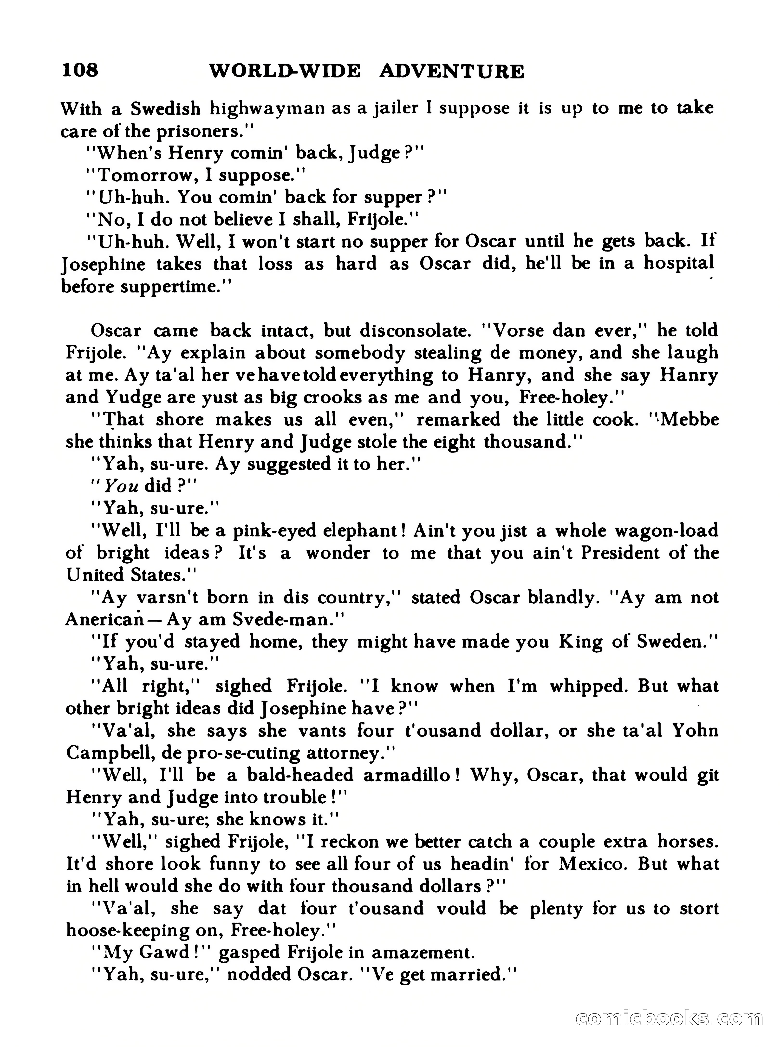 World Wide Adventure No. 5 — page 108 of 132