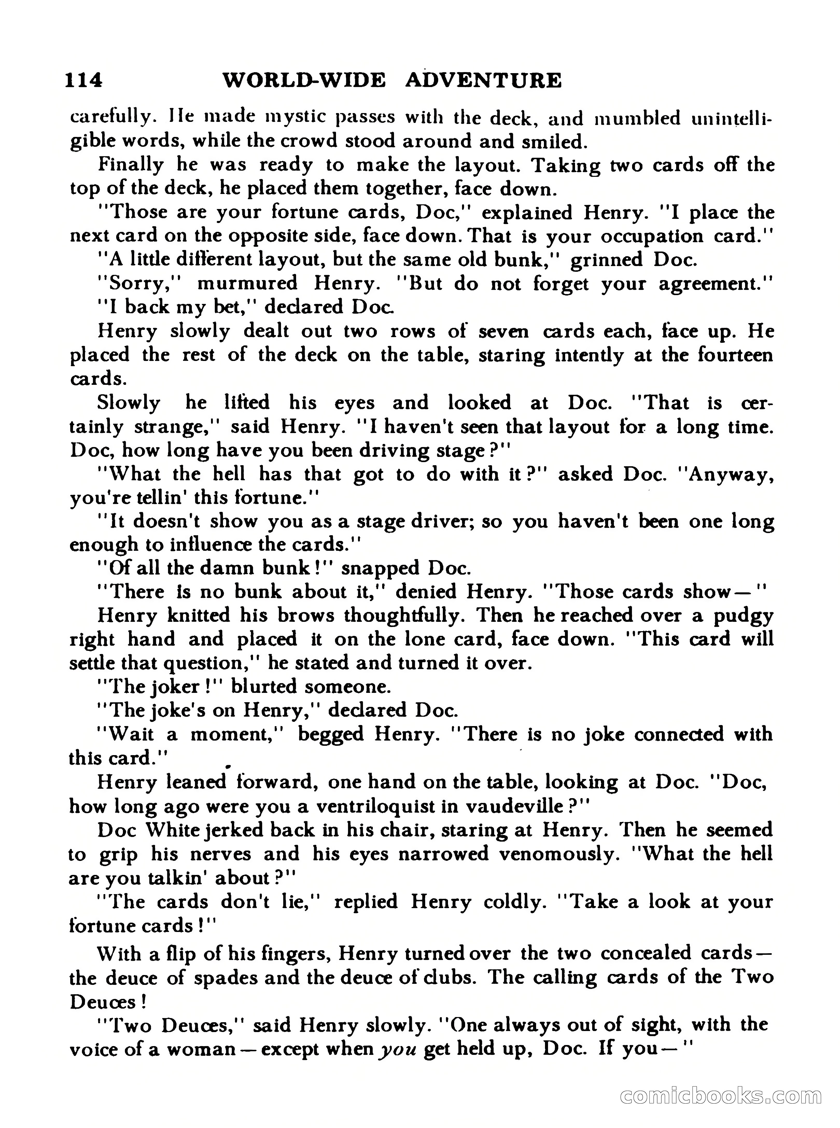 World Wide Adventure No. 5 — page 114 of 132