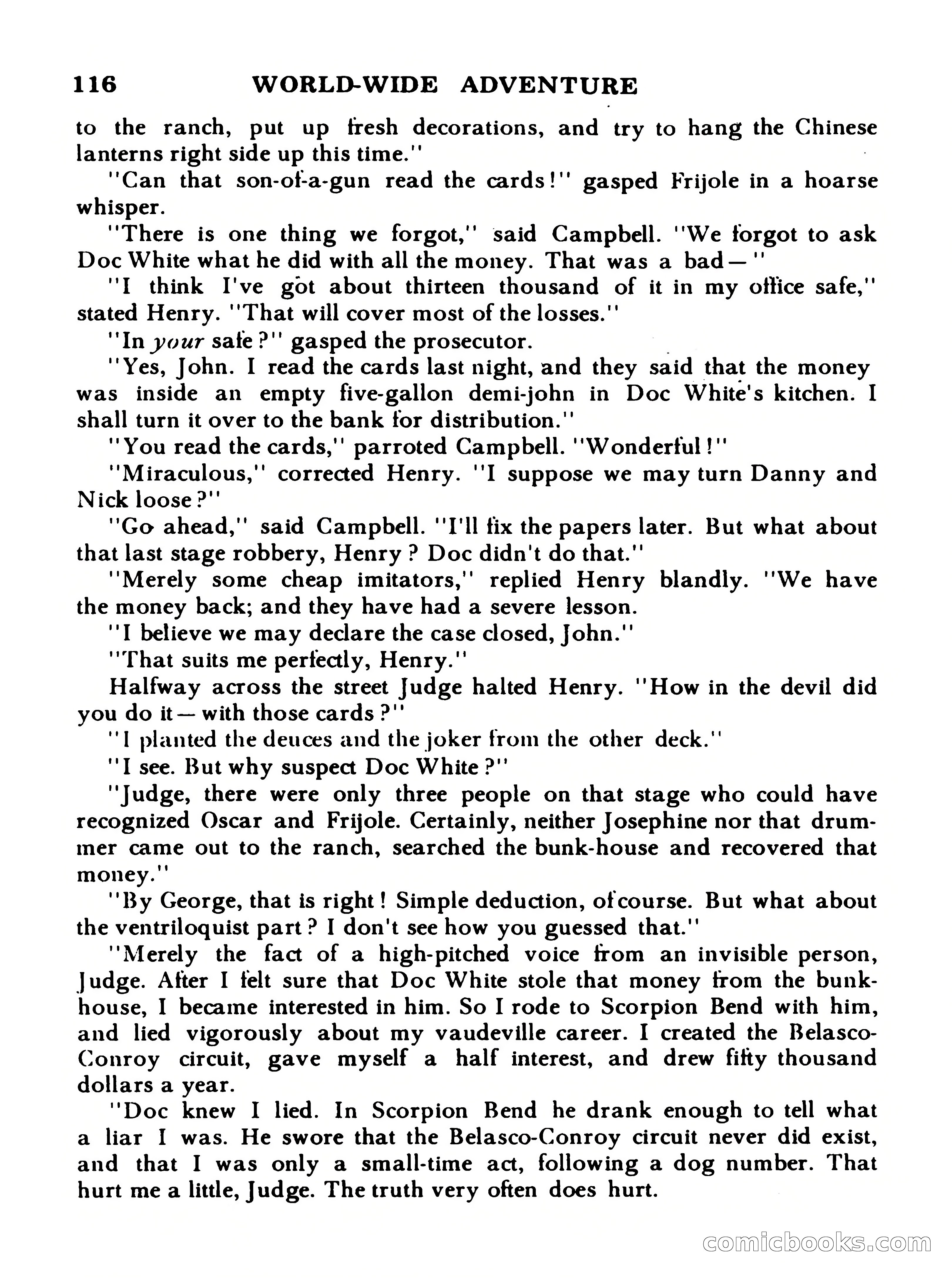 World Wide Adventure No. 5 — page 116 of 132