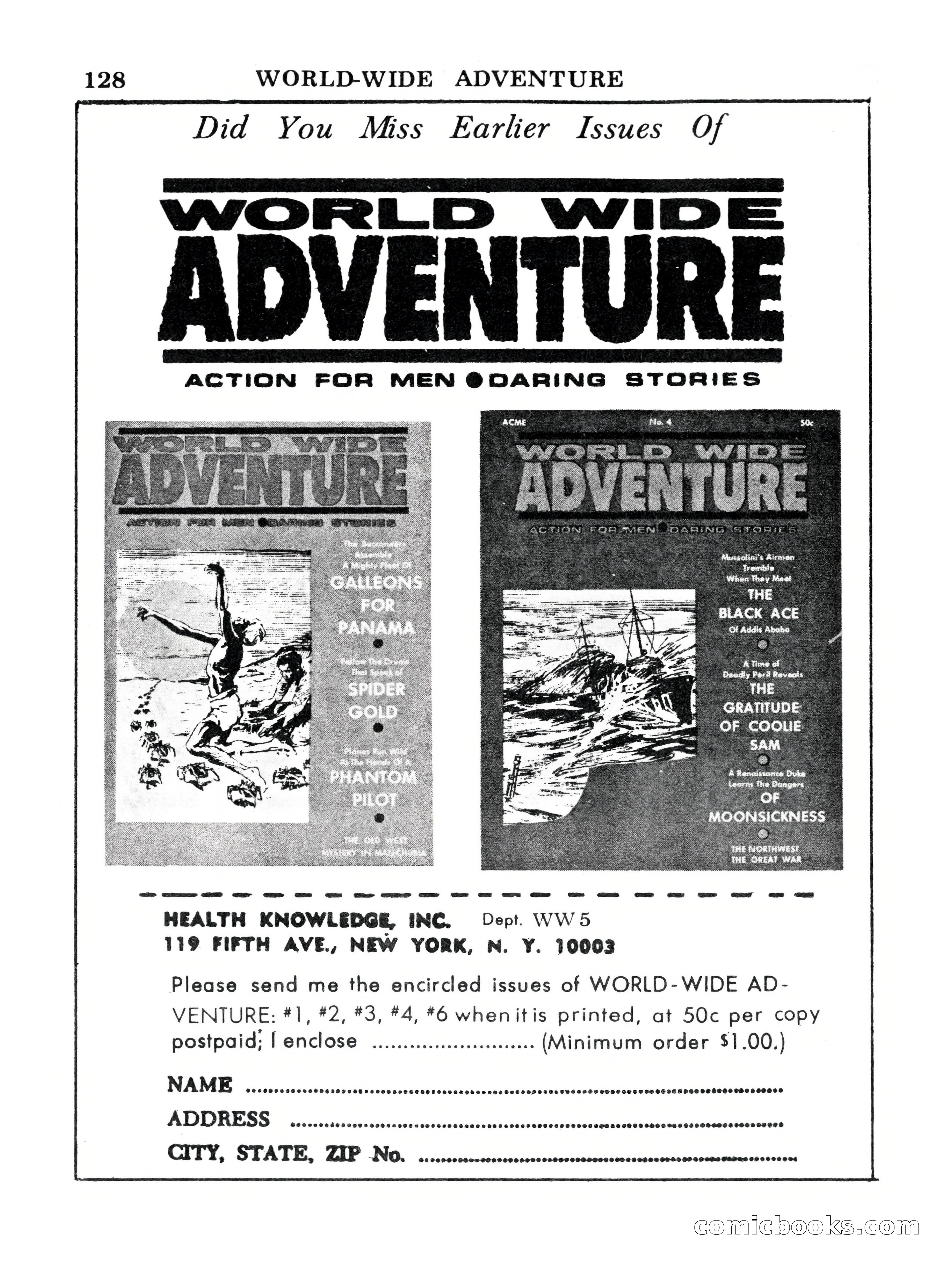 World Wide Adventure No. 5 — page 128 of 132