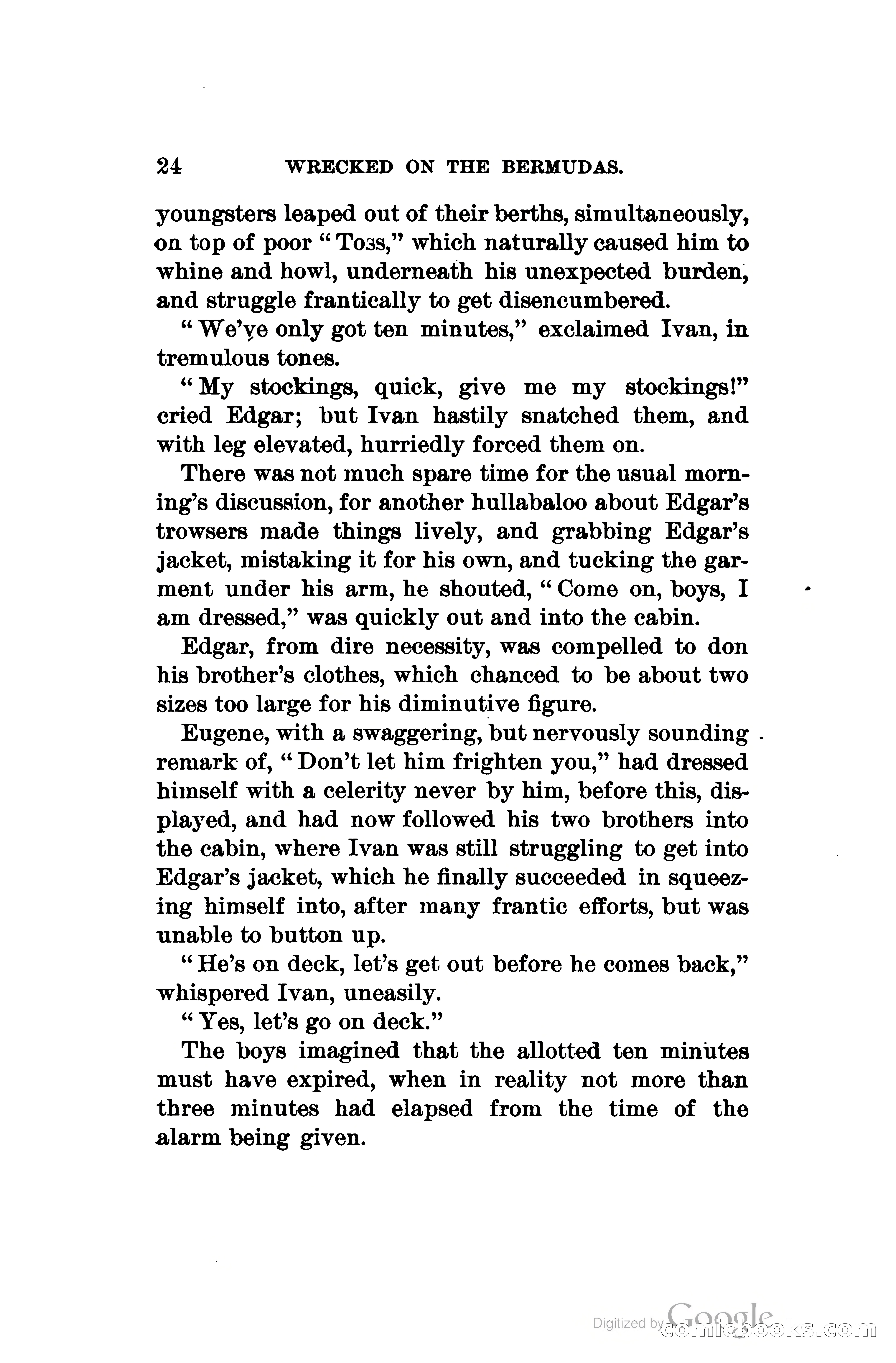 Wrecked On The Bermudas: The Thrilling Adventures Of Three Boys — page 49 of 344
