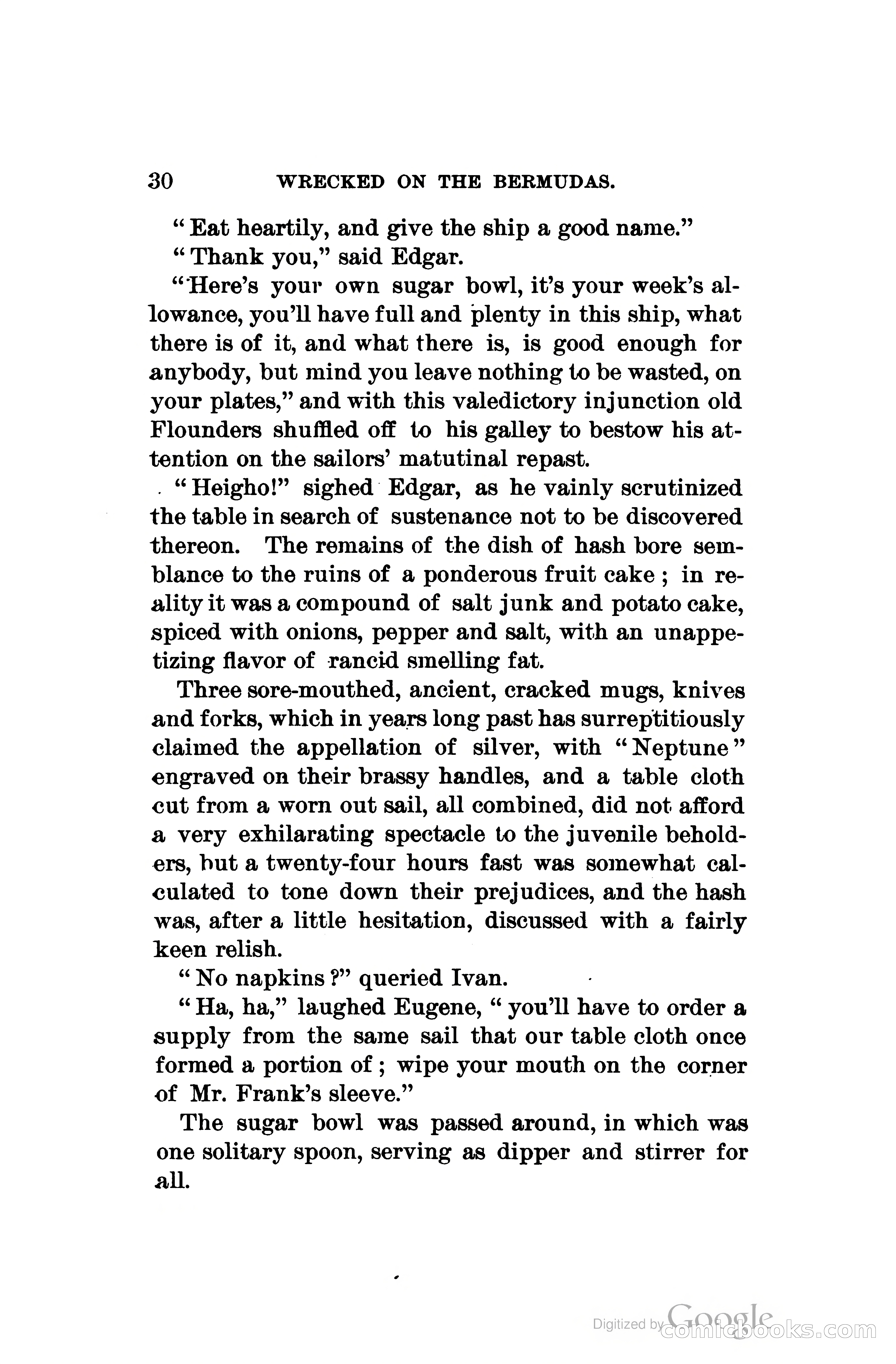 Wrecked On The Bermudas: The Thrilling Adventures Of Three Boys — page 57 of 344