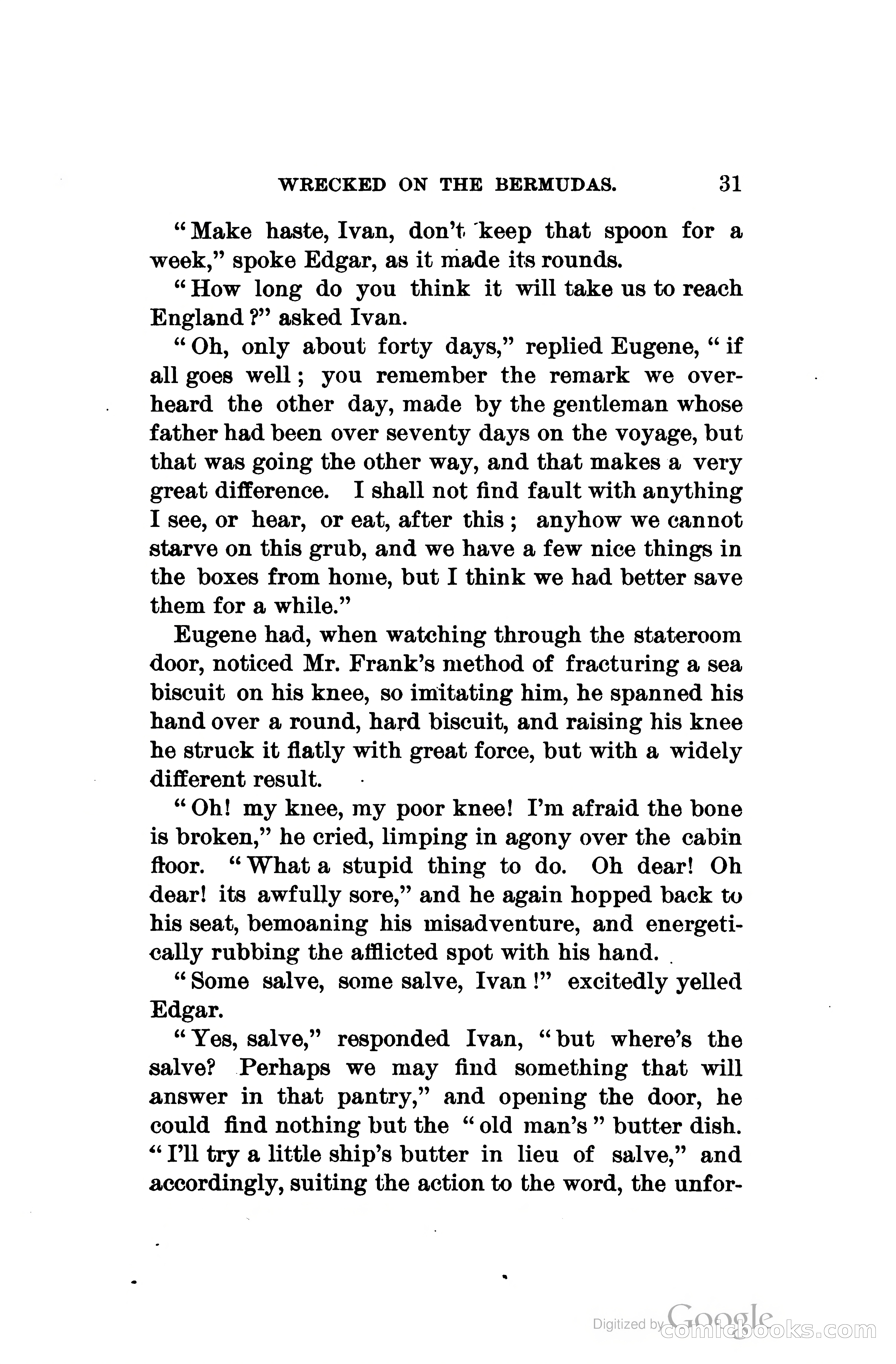 Wrecked On The Bermudas: The Thrilling Adventures Of Three Boys — page 58 of 344