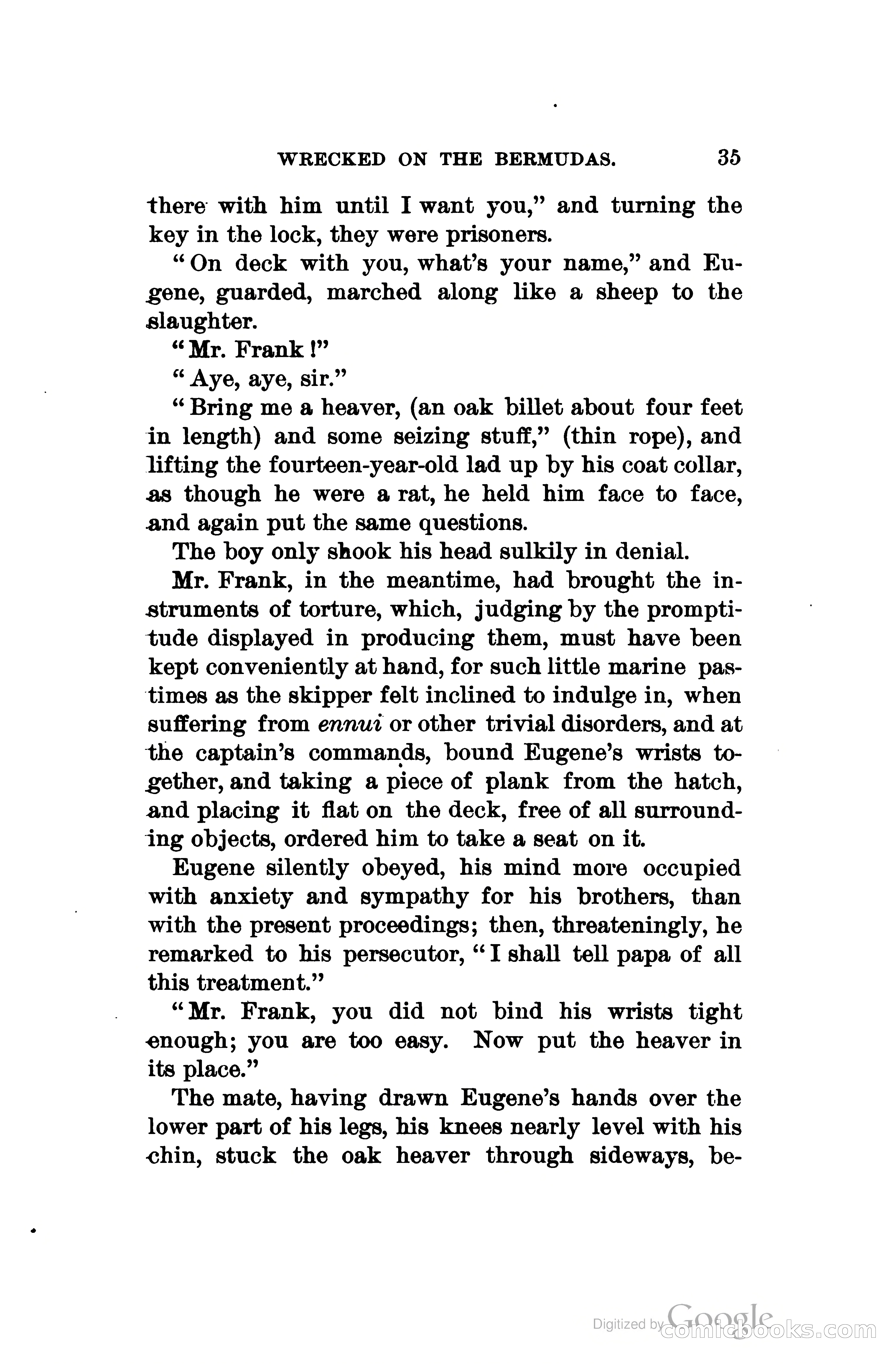 Wrecked On The Bermudas: The Thrilling Adventures Of Three Boys — page 62 of 344