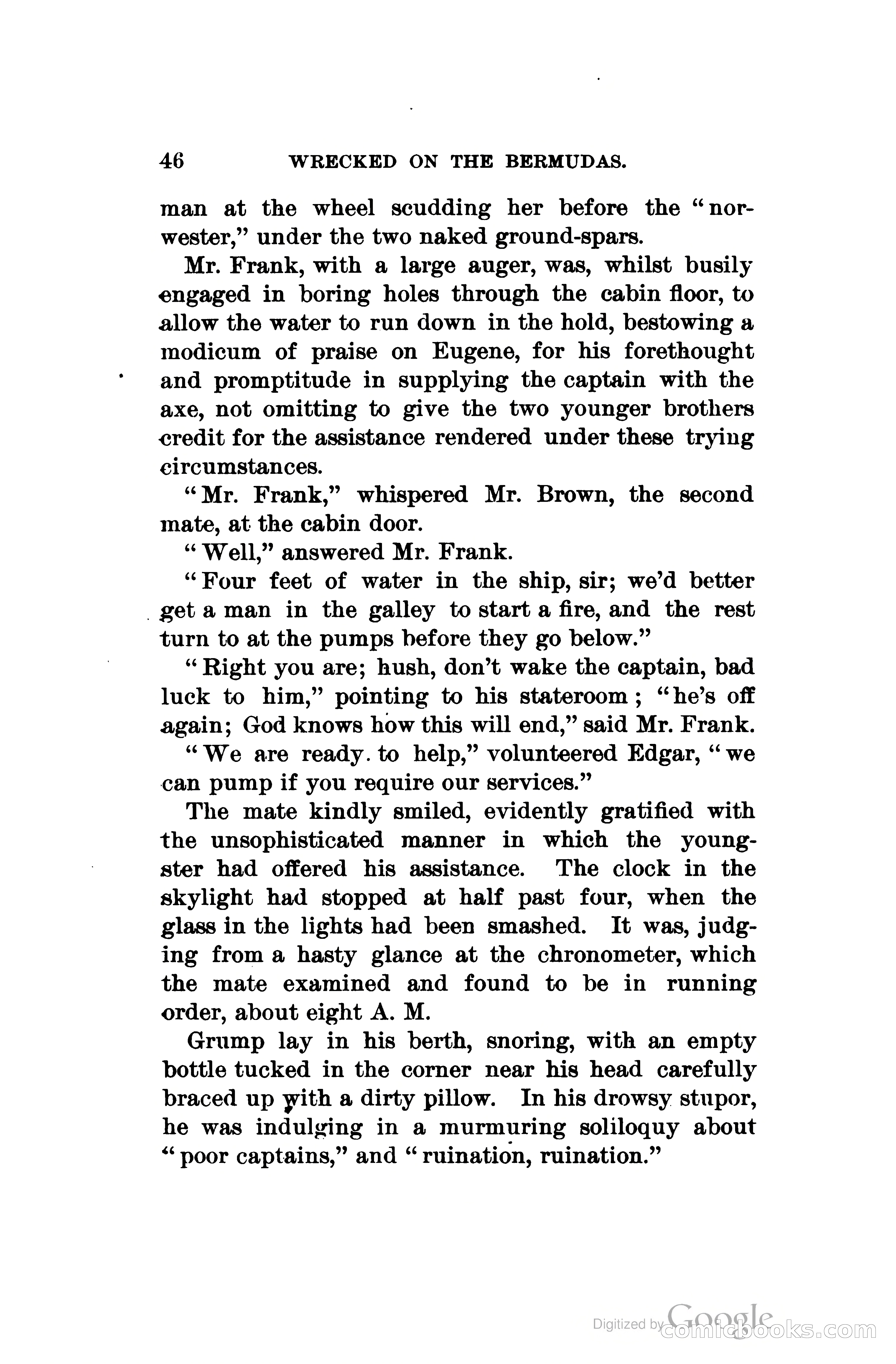 Wrecked On The Bermudas: The Thrilling Adventures Of Three Boys — page 77 of 344