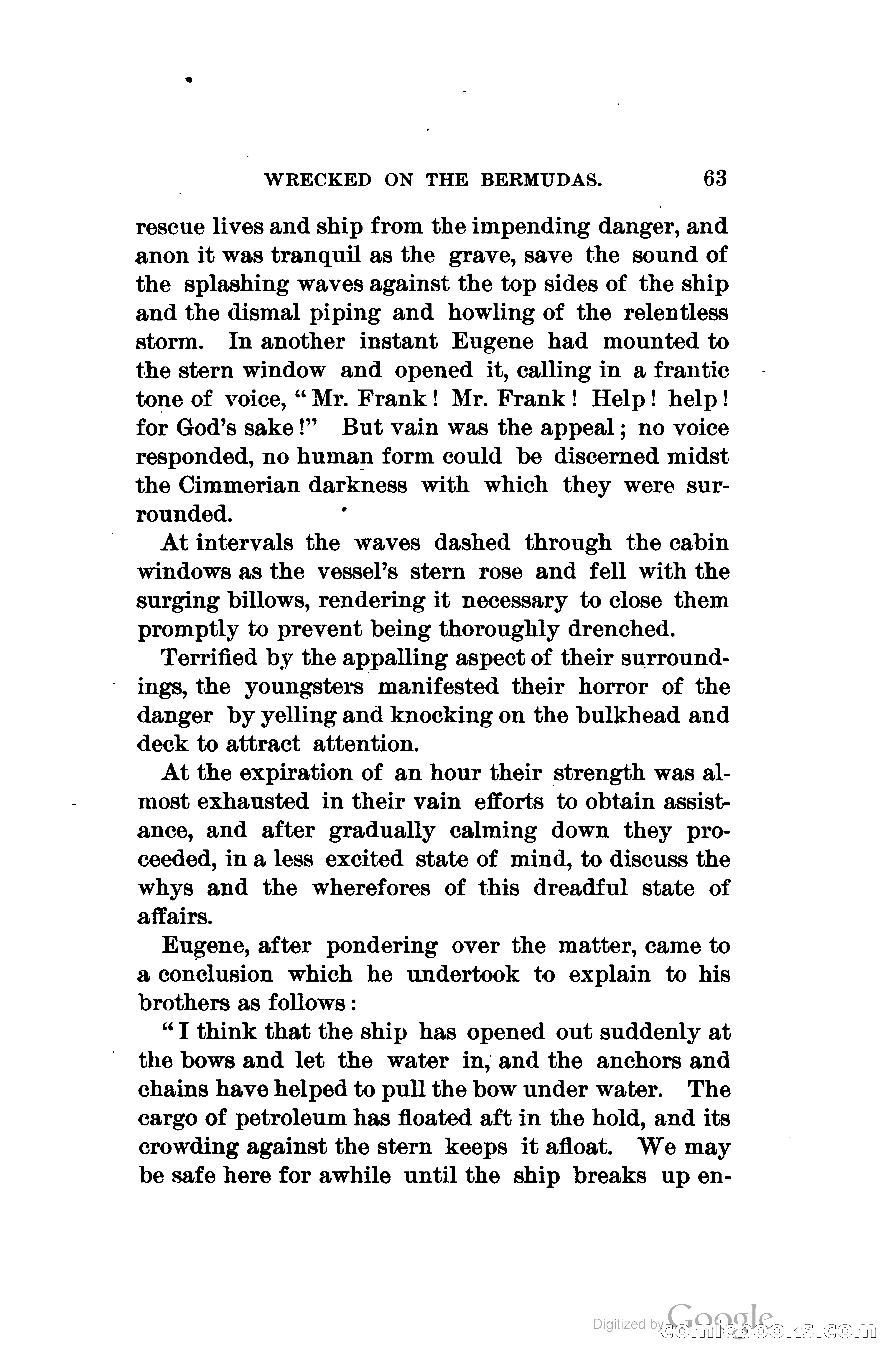 Wrecked On The Bermudas: The Thrilling Adventures Of Three Boys — page 94 of 344