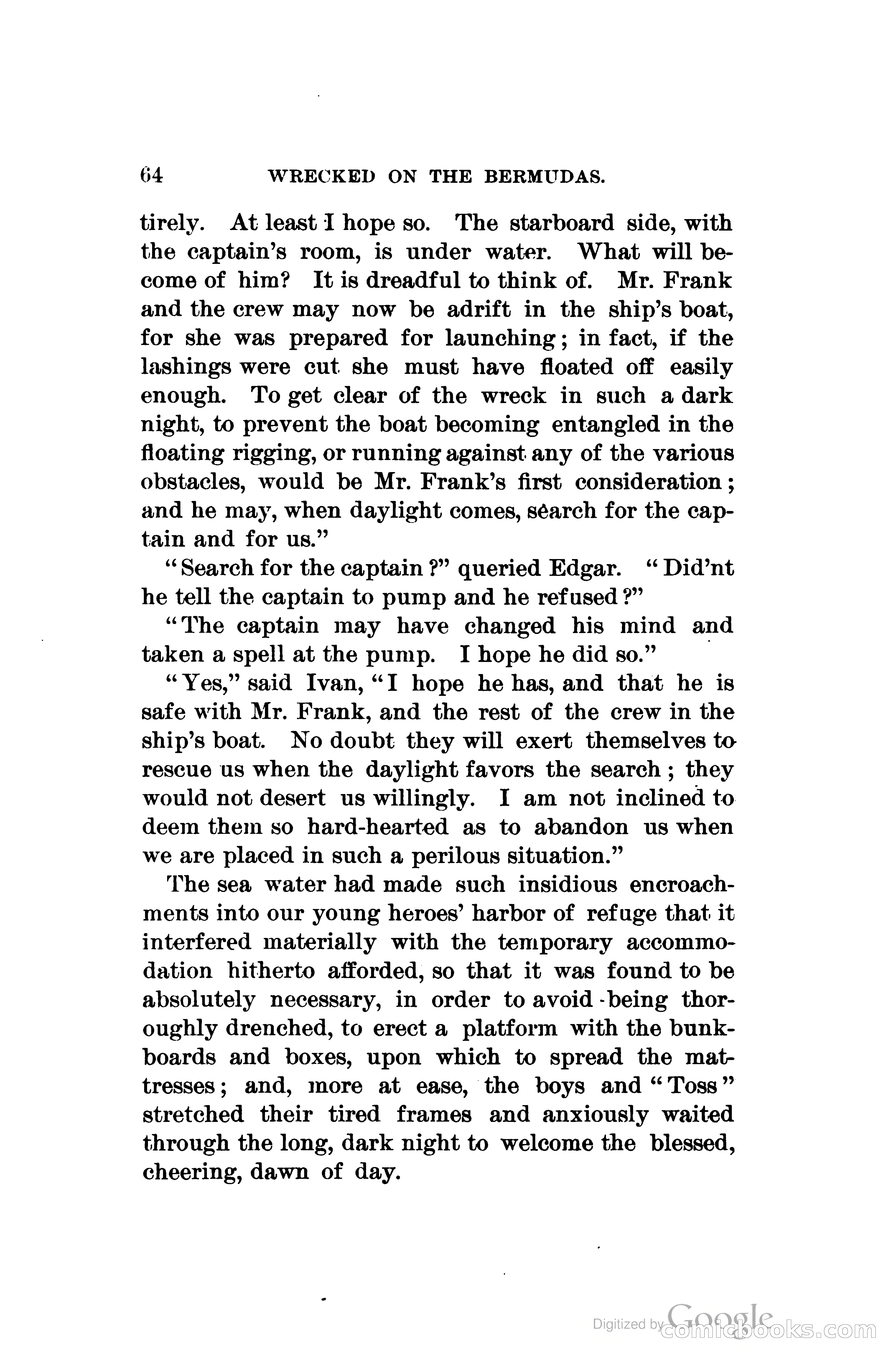 Wrecked On The Bermudas: The Thrilling Adventures Of Three Boys — page 95 of 344