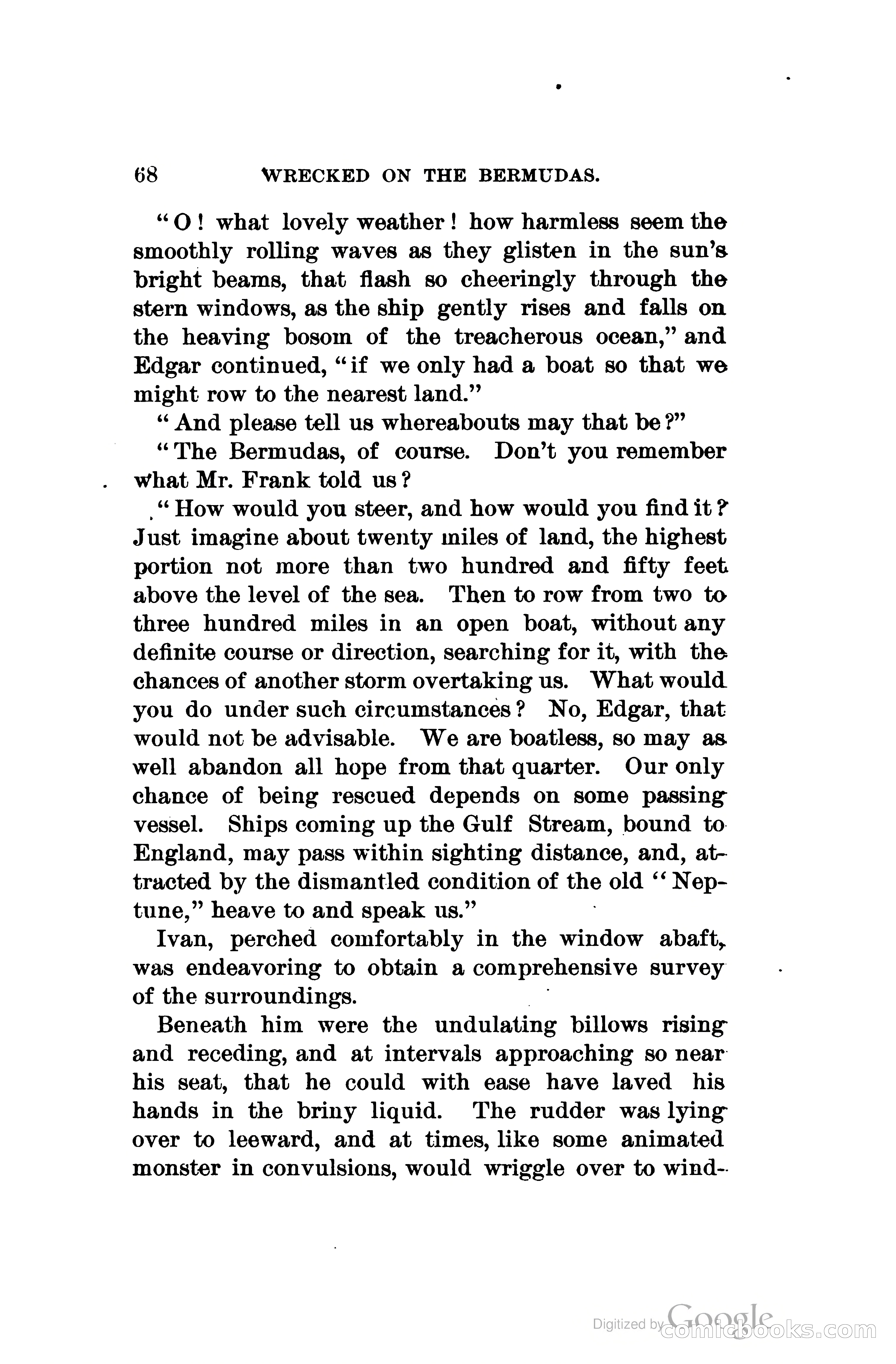Wrecked On The Bermudas: The Thrilling Adventures Of Three Boys — page 99 of 344