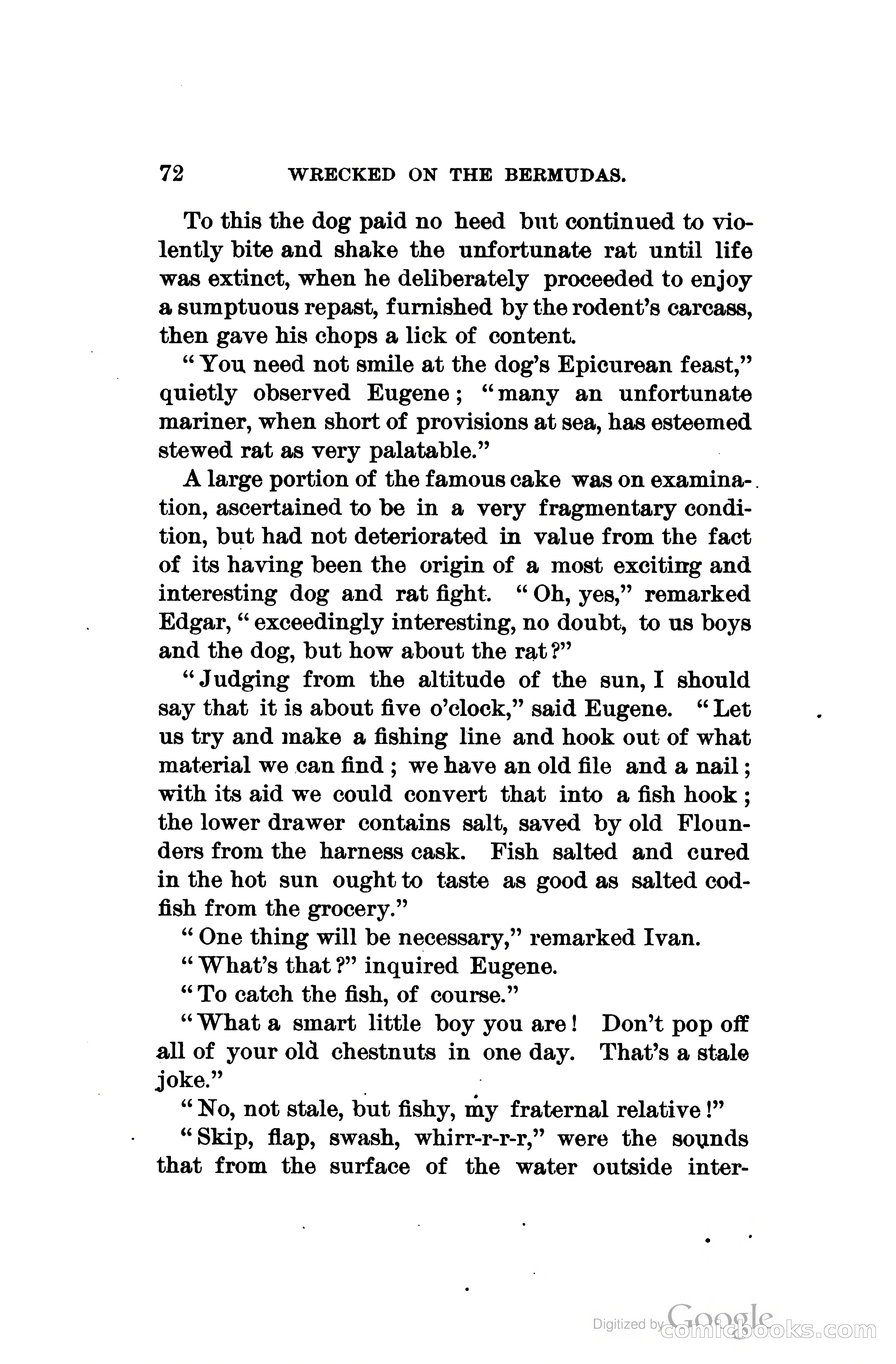 Wrecked On The Bermudas: The Thrilling Adventures Of Three Boys — page 103 of 344