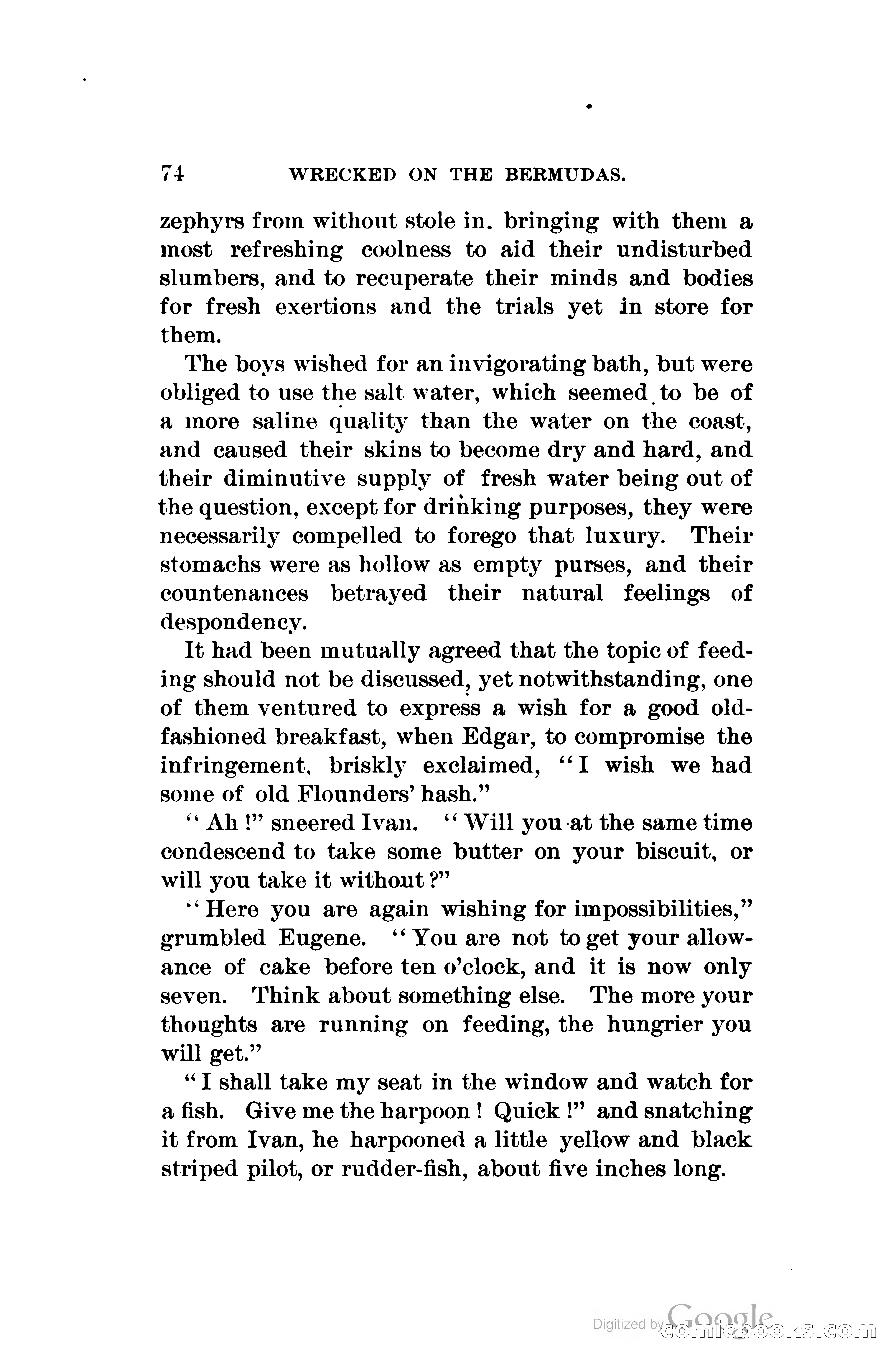 Wrecked On The Bermudas: The Thrilling Adventures Of Three Boys — page 107 of 344