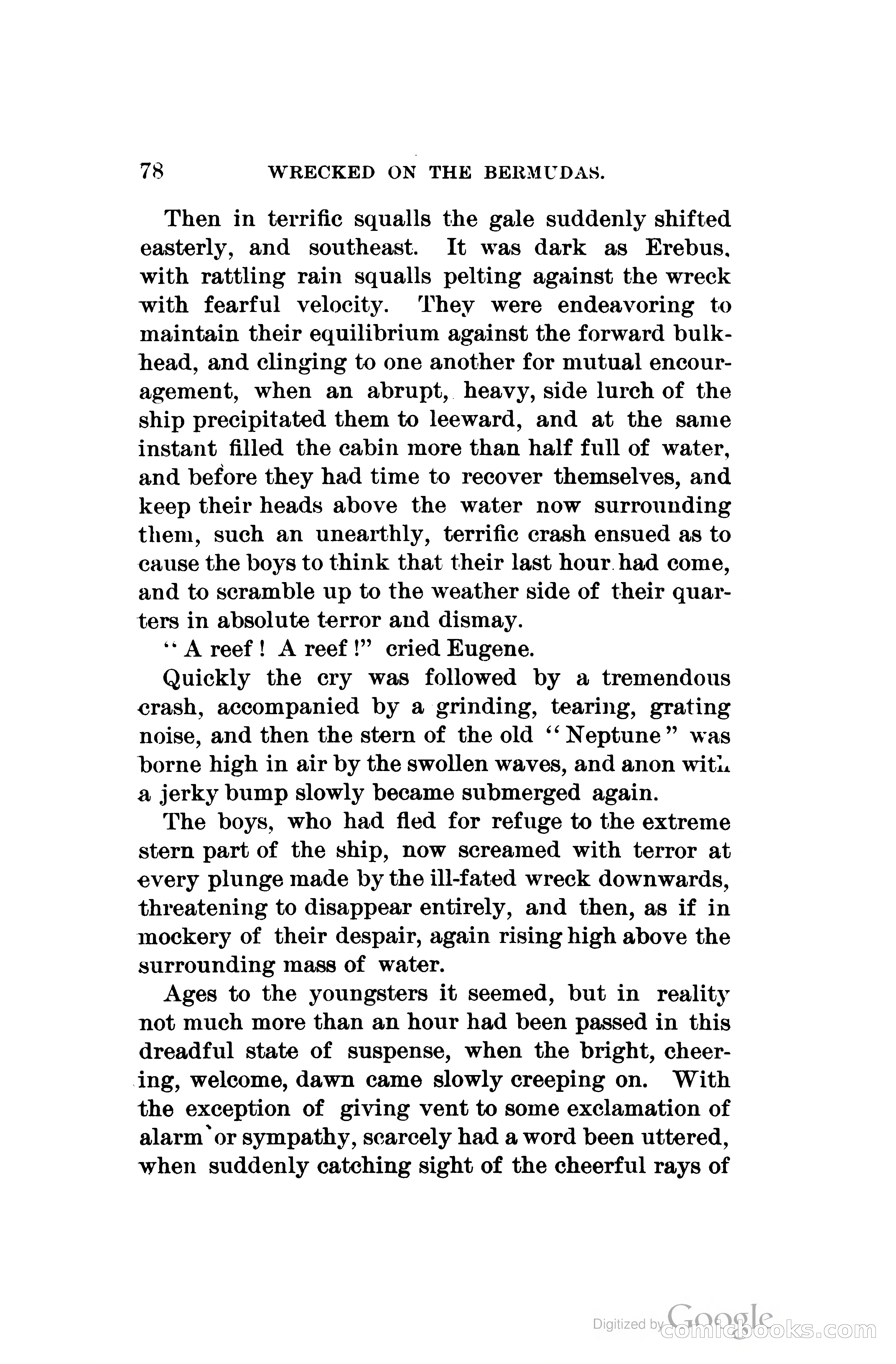 Wrecked On The Bermudas: The Thrilling Adventures Of Three Boys — page 111 of 344