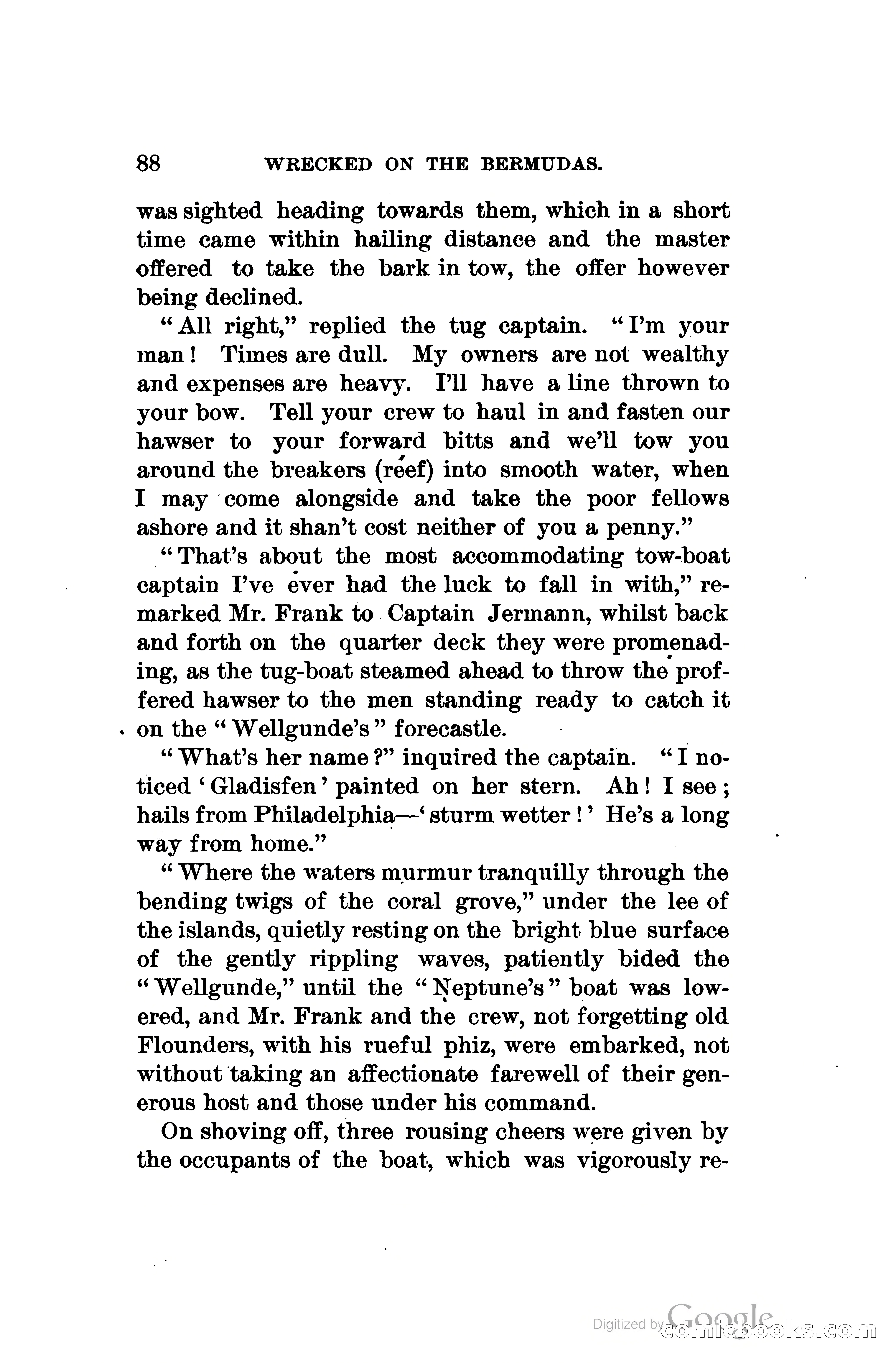 Wrecked On The Bermudas: The Thrilling Adventures Of Three Boys — page 121 of 344