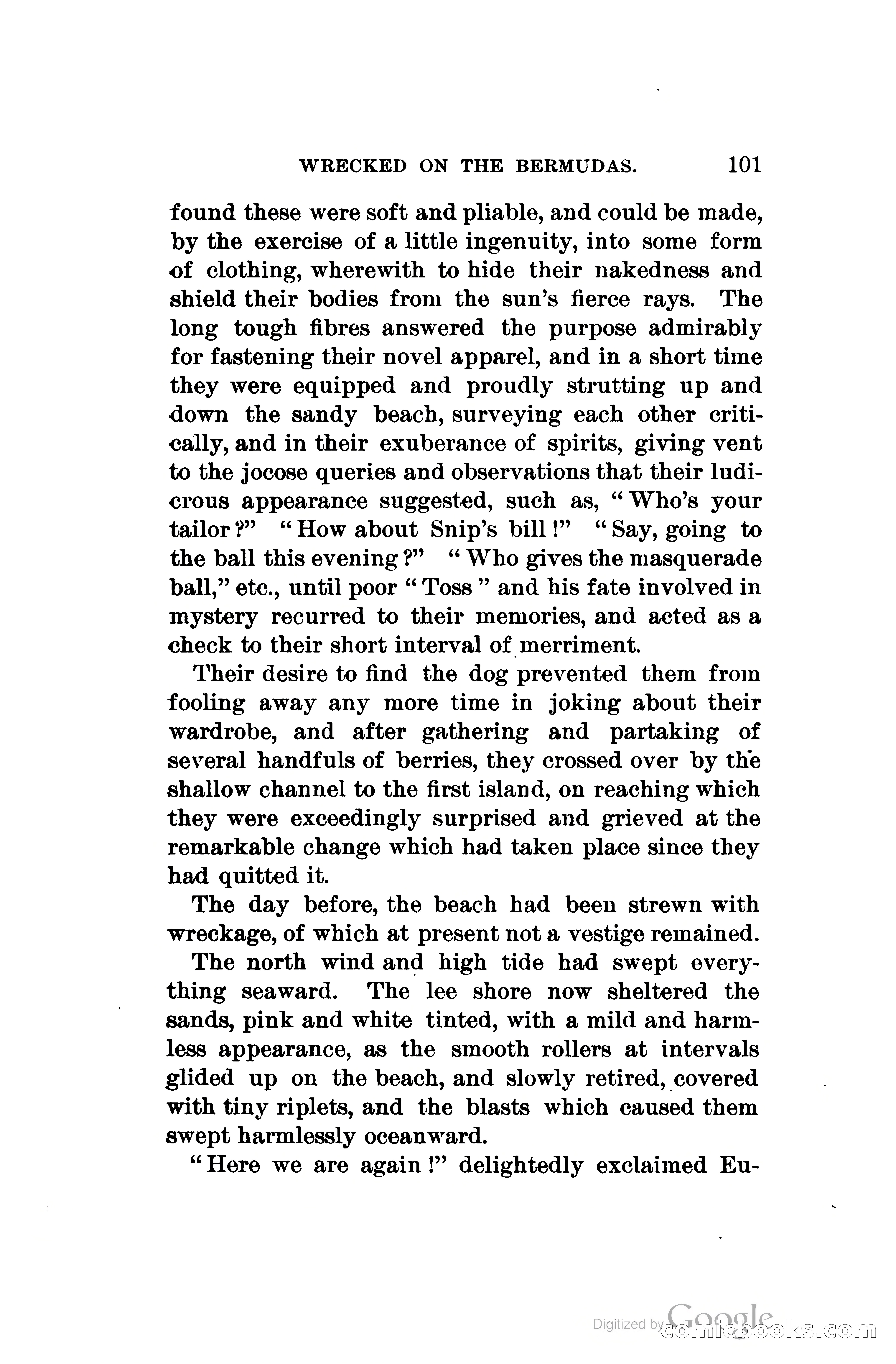 Wrecked On The Bermudas: The Thrilling Adventures Of Three Boys — page 136 of 344