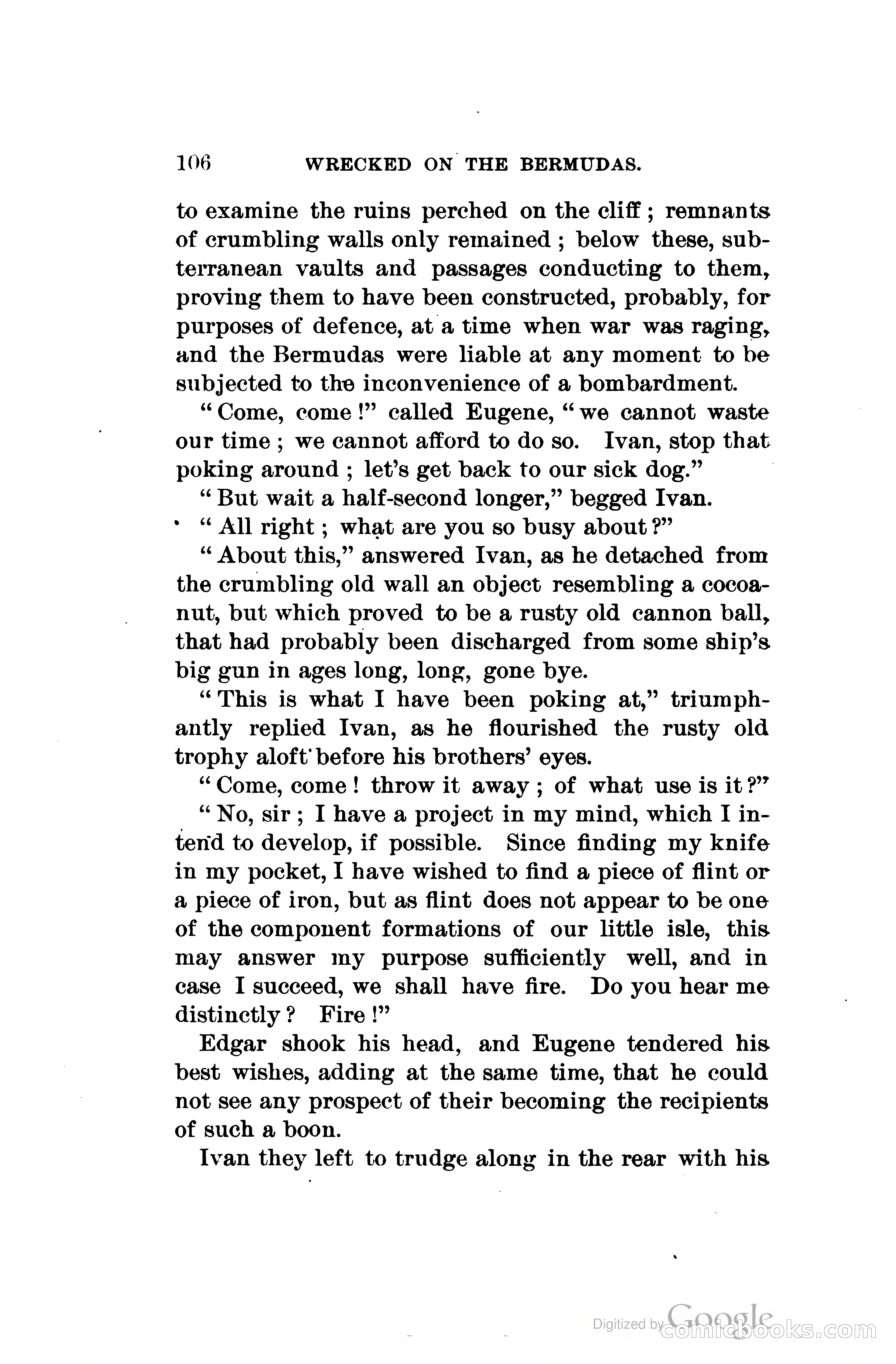 Wrecked On The Bermudas: The Thrilling Adventures Of Three Boys — page 141 of 344