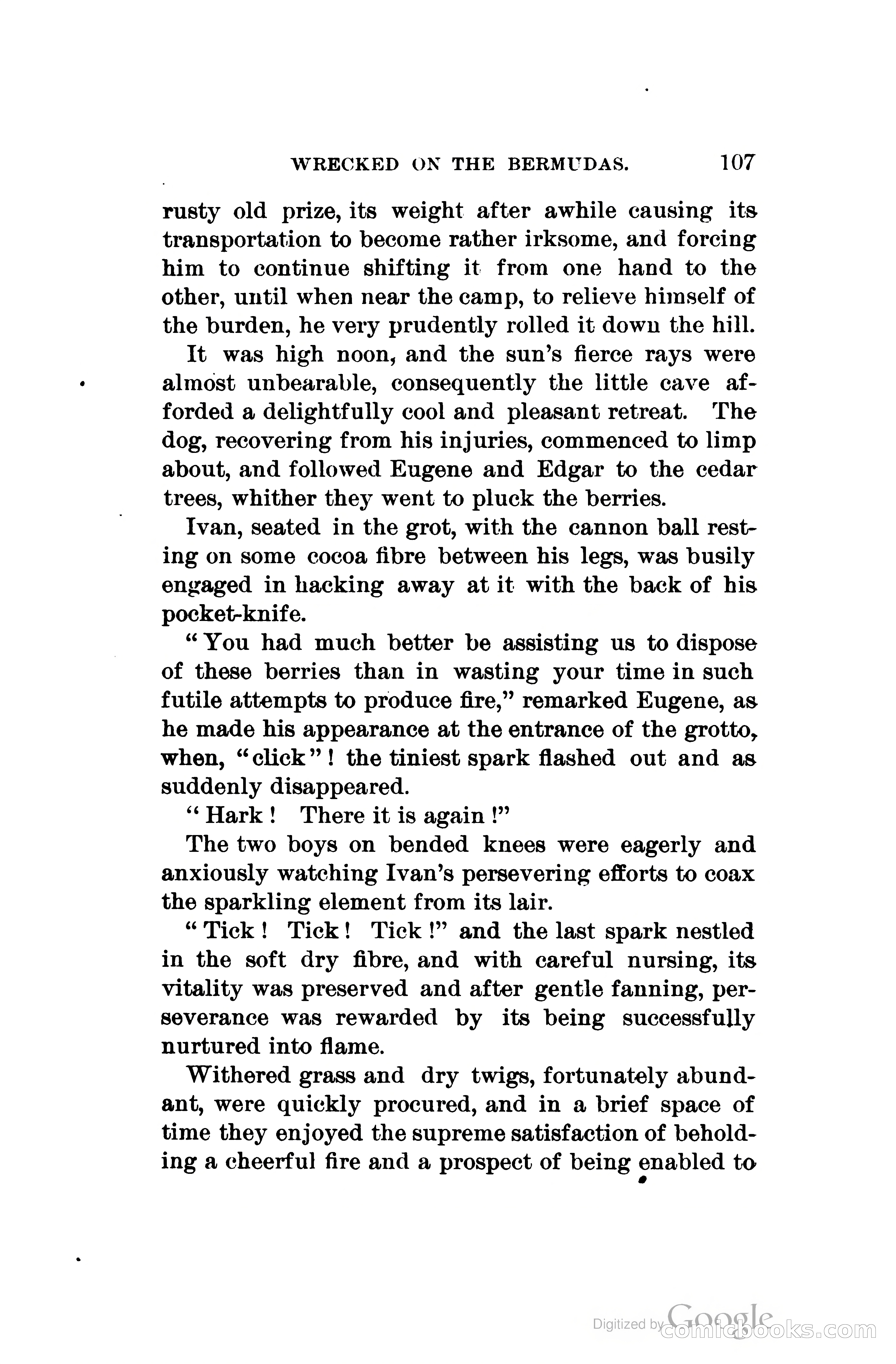Wrecked On The Bermudas: The Thrilling Adventures Of Three Boys — page 144 of 344