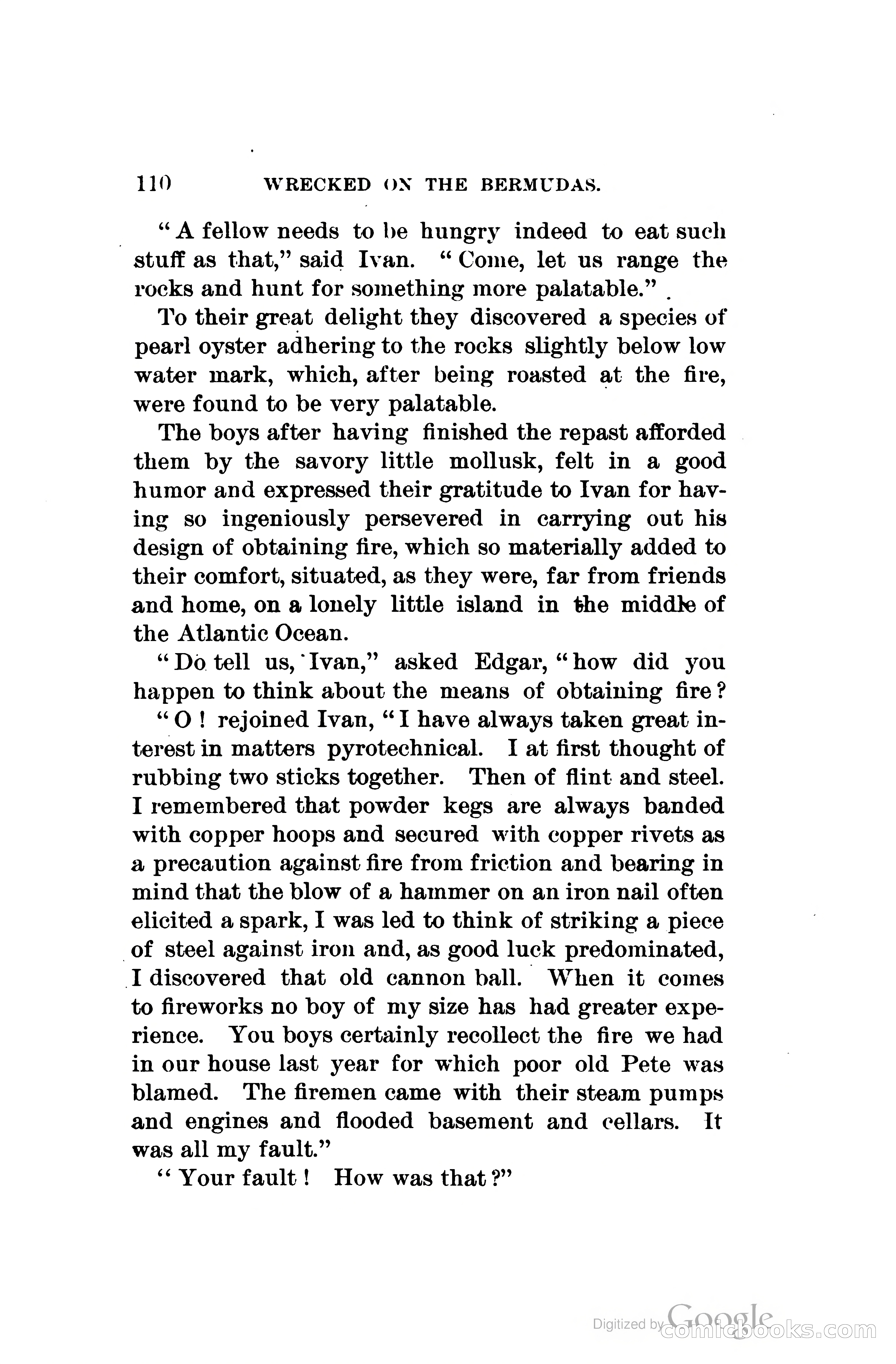 Wrecked On The Bermudas: The Thrilling Adventures Of Three Boys — page 147 of 344