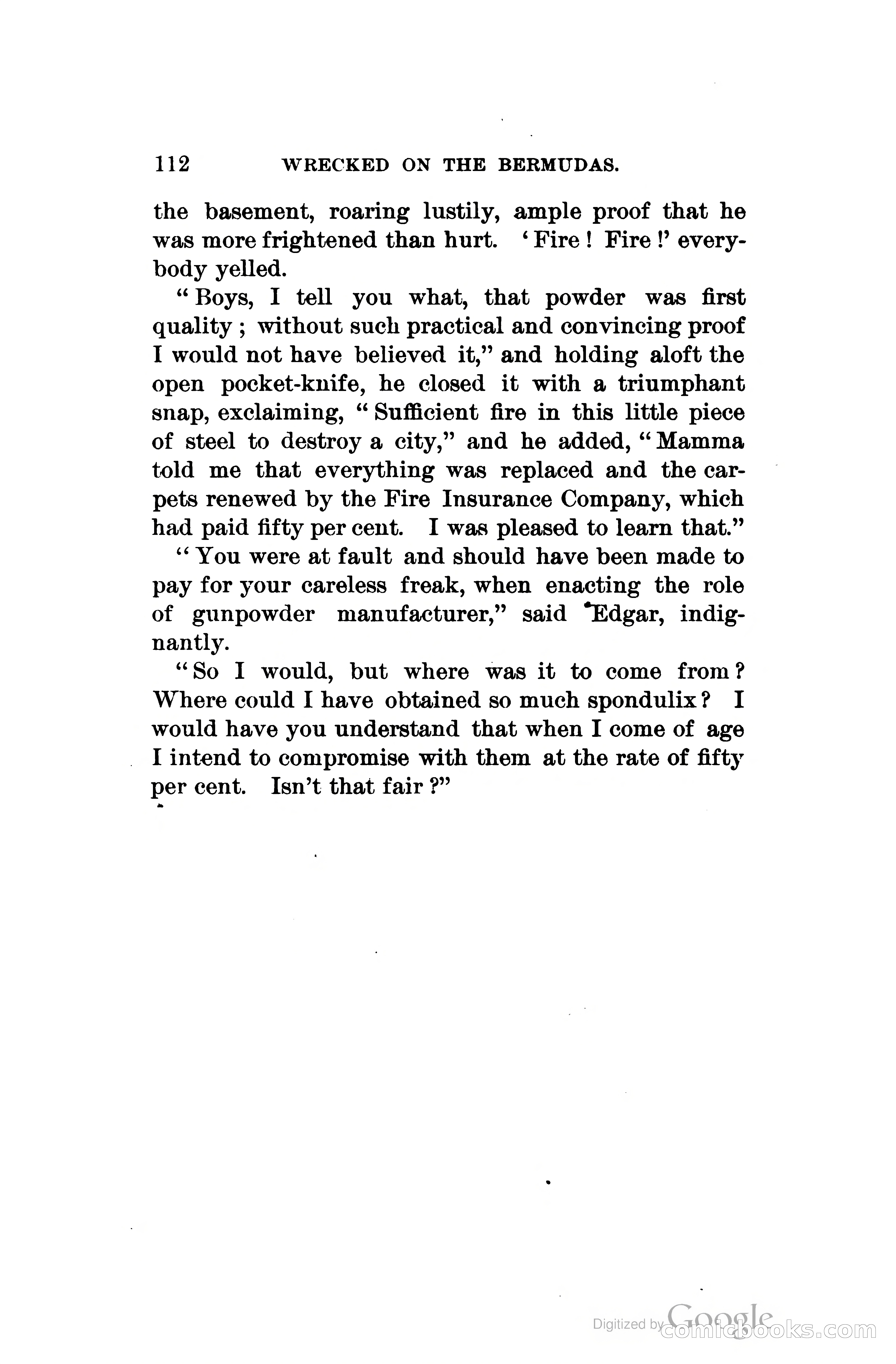 Wrecked On The Bermudas: The Thrilling Adventures Of Three Boys — page 149 of 344