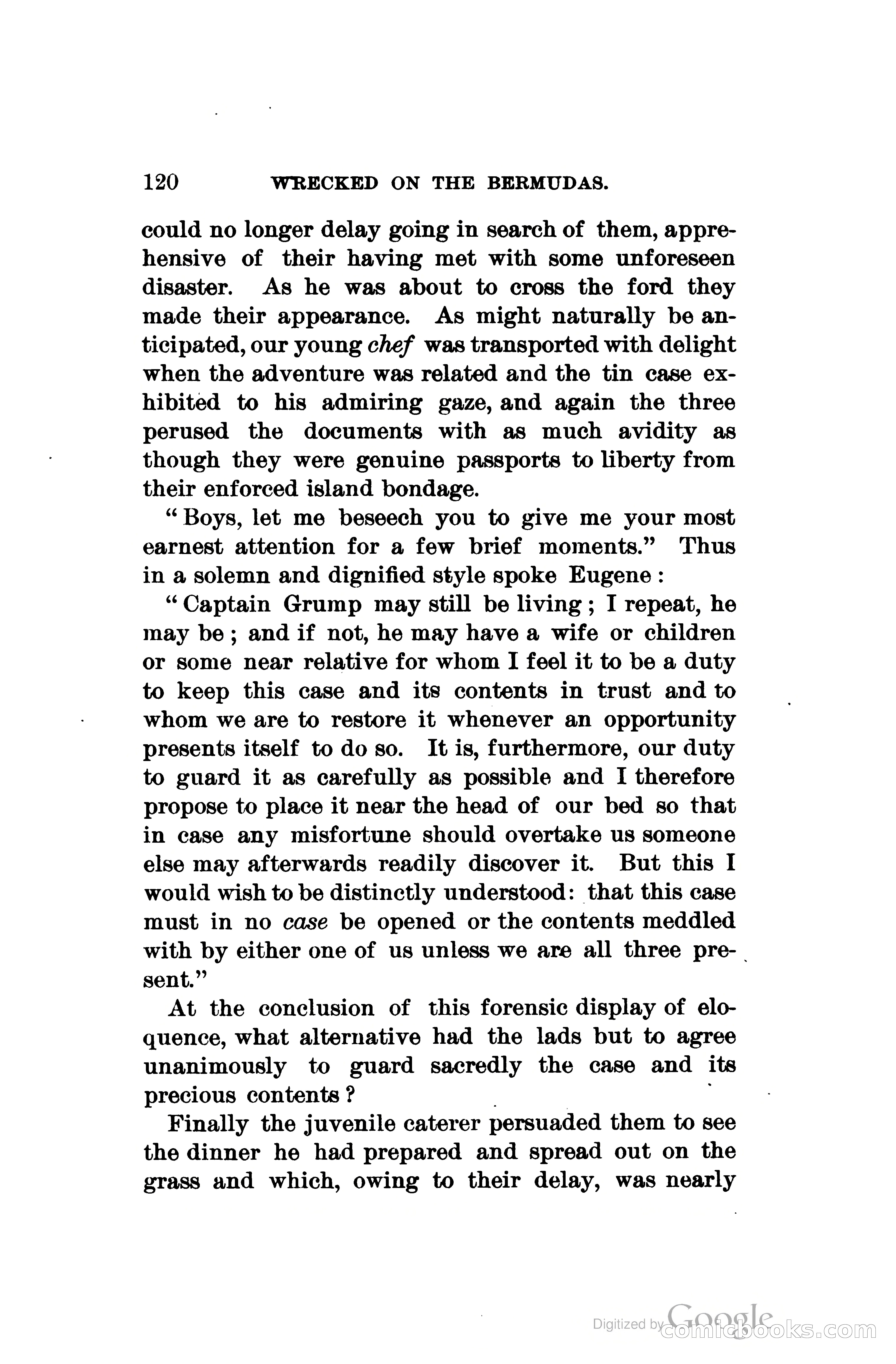 Wrecked On The Bermudas: The Thrilling Adventures Of Three Boys — page 157 of 344