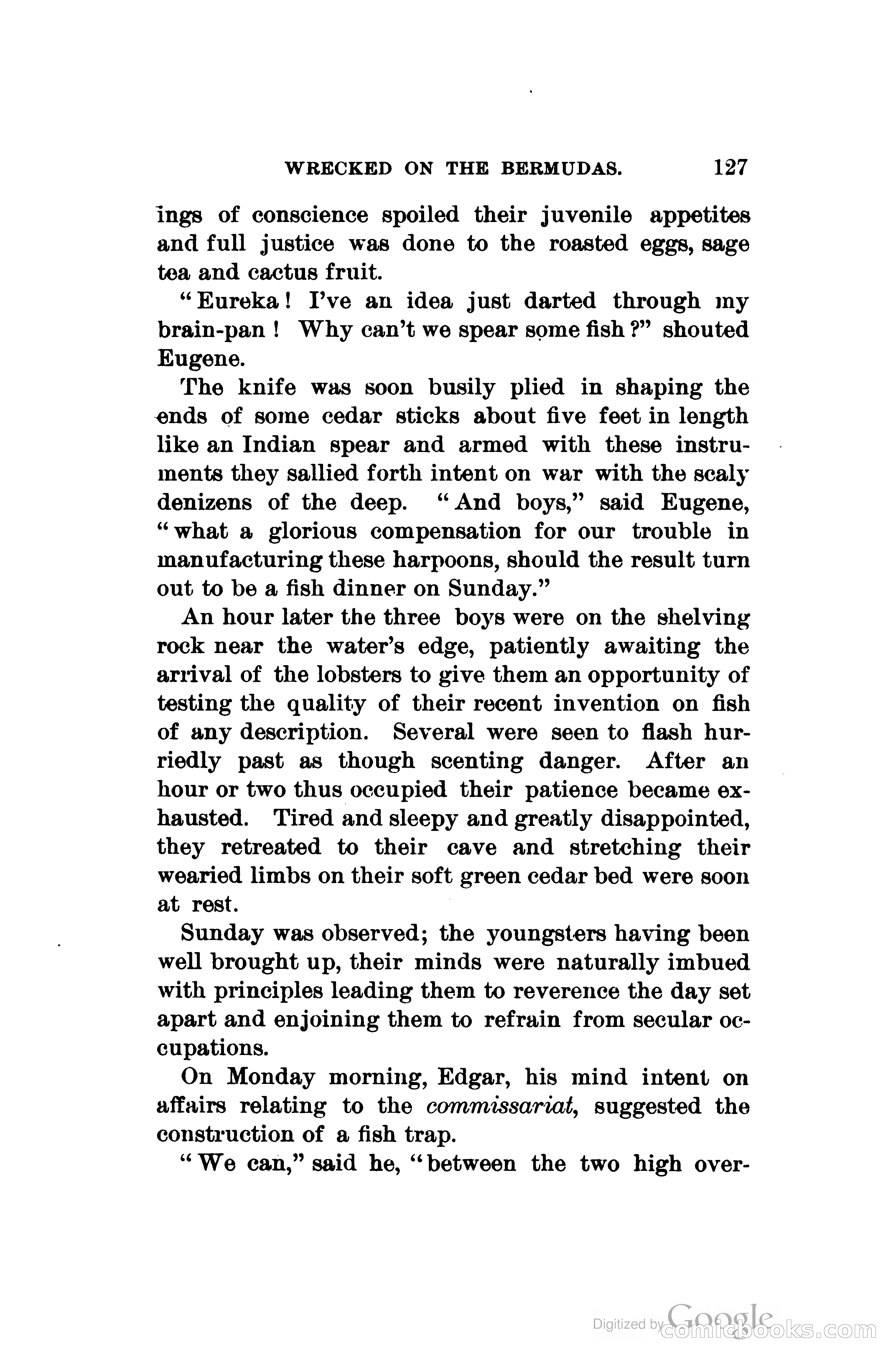 Wrecked On The Bermudas: The Thrilling Adventures Of Three Boys — page 164 of 344
