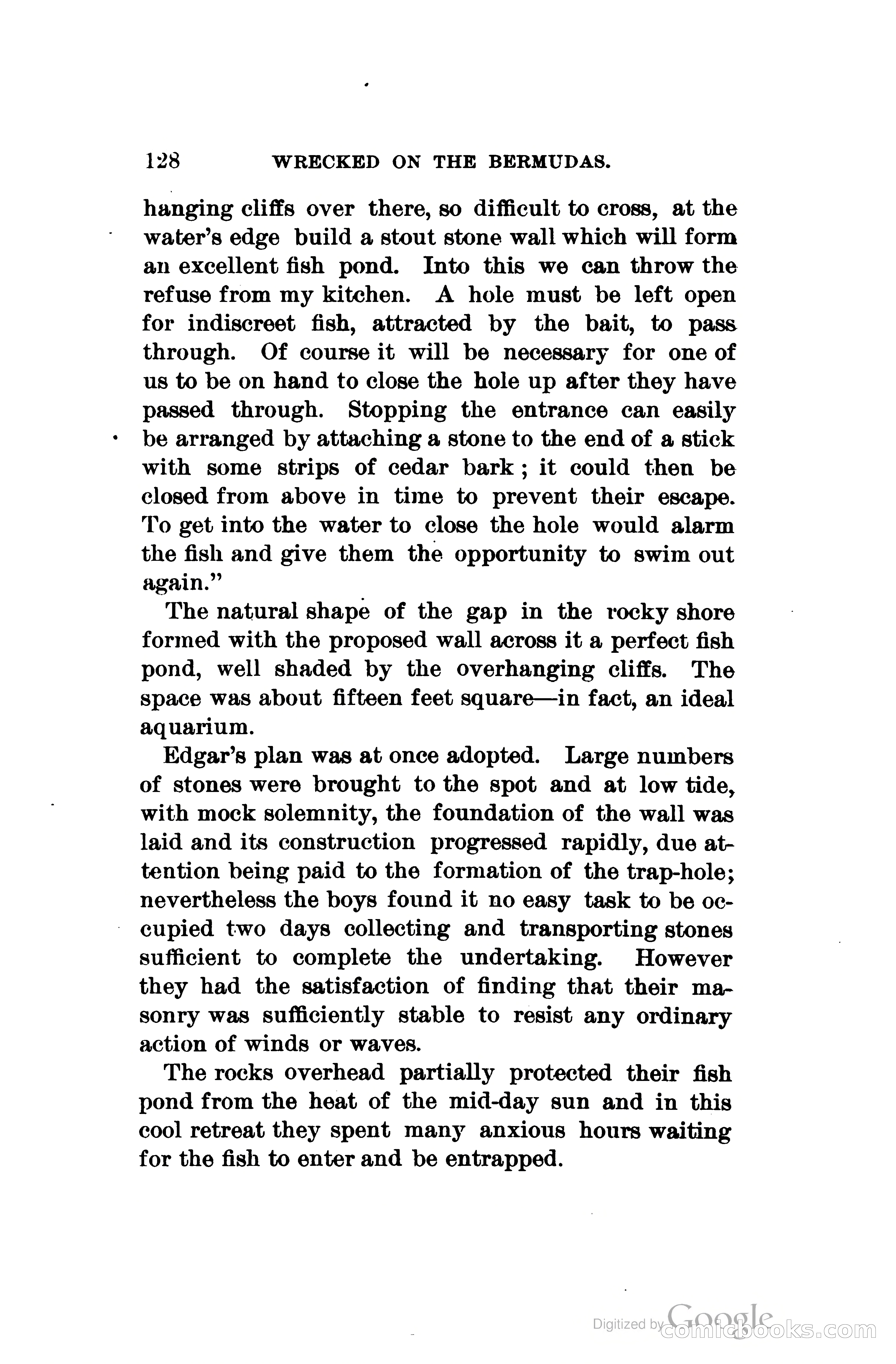 Wrecked On The Bermudas: The Thrilling Adventures Of Three Boys — page 165 of 344