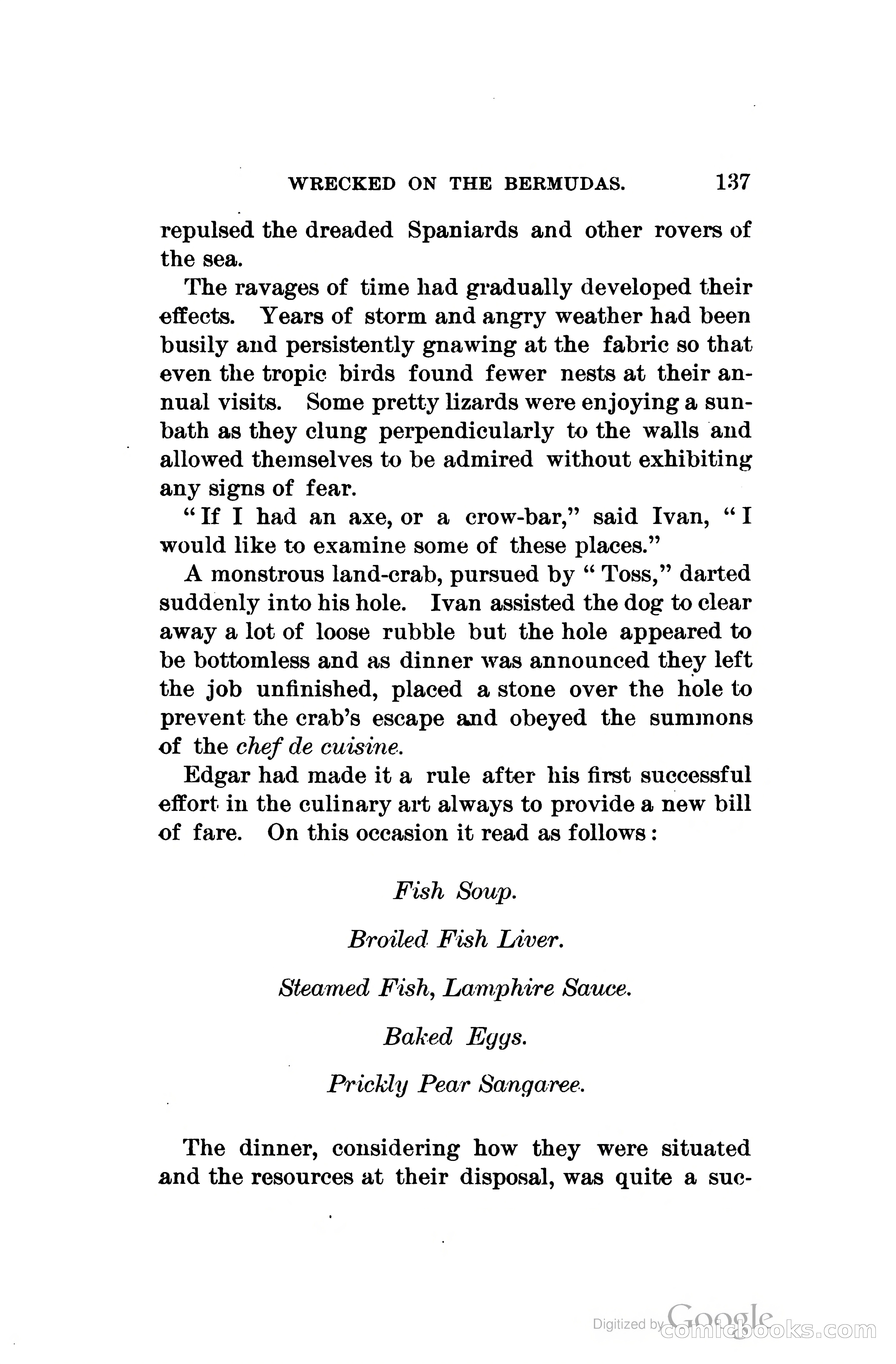 Wrecked On The Bermudas: The Thrilling Adventures Of Three Boys — page 174 of 344