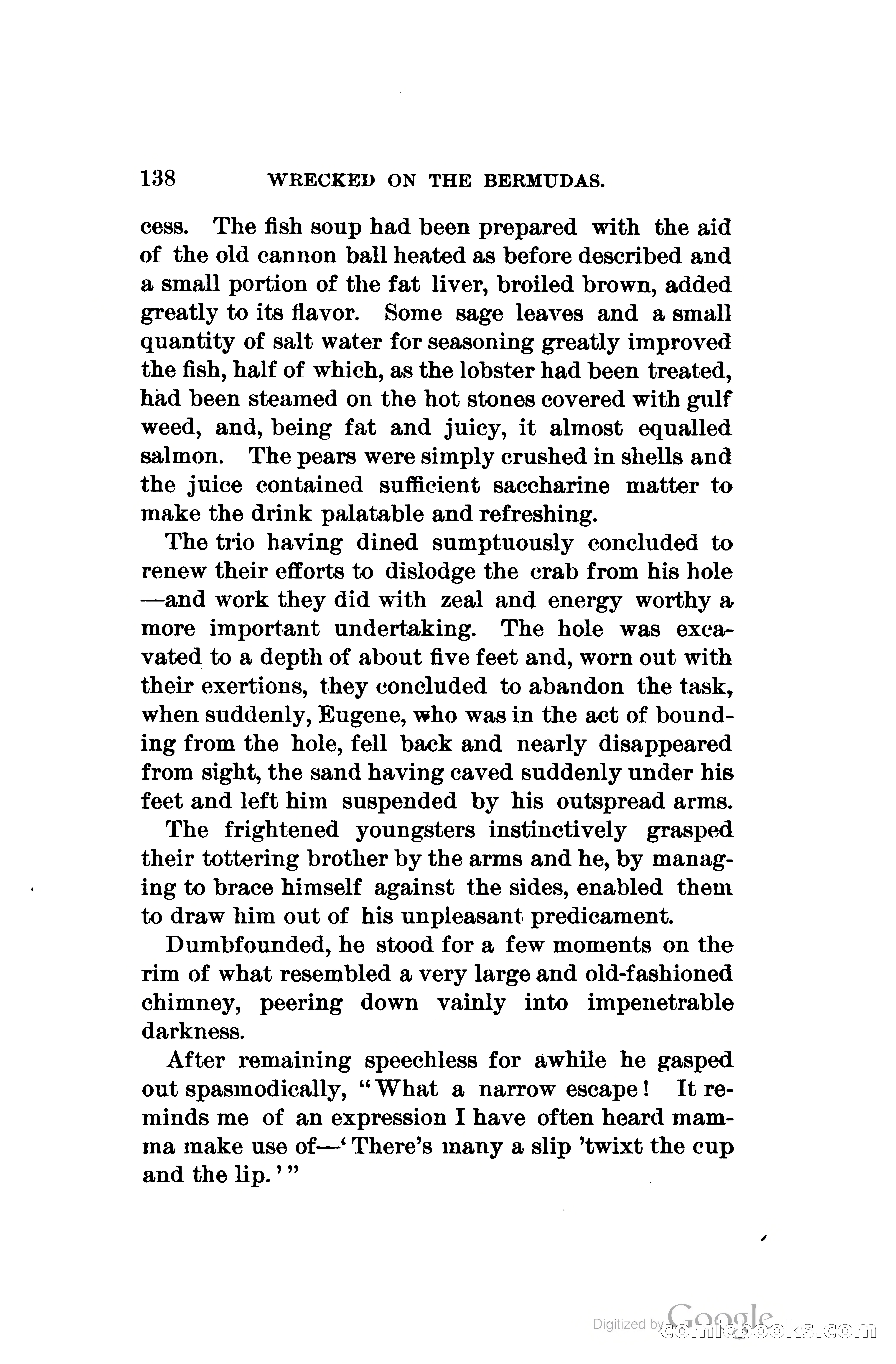 Wrecked On The Bermudas: The Thrilling Adventures Of Three Boys — page 175 of 344