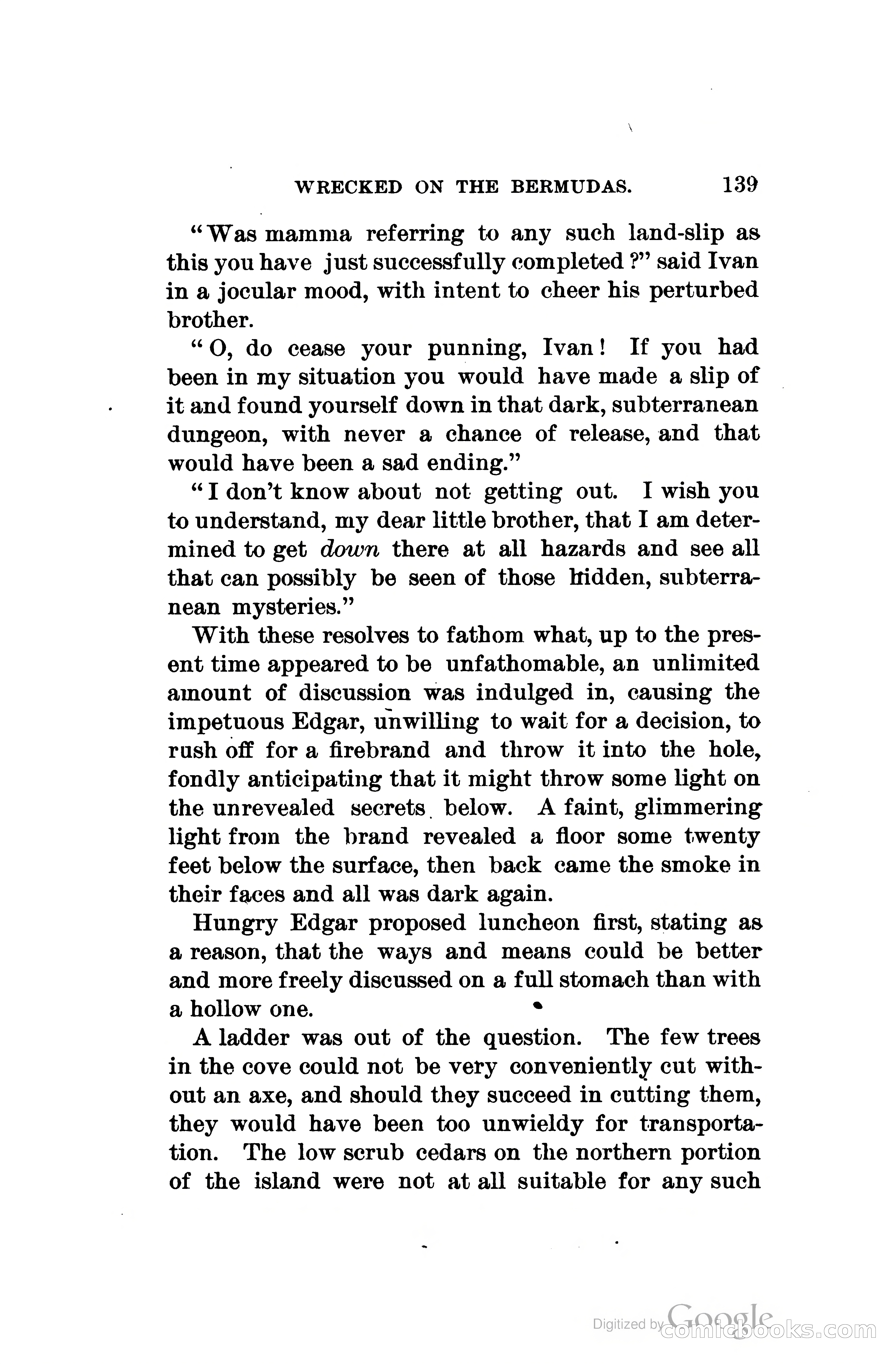 Wrecked On The Bermudas: The Thrilling Adventures Of Three Boys — page 176 of 344