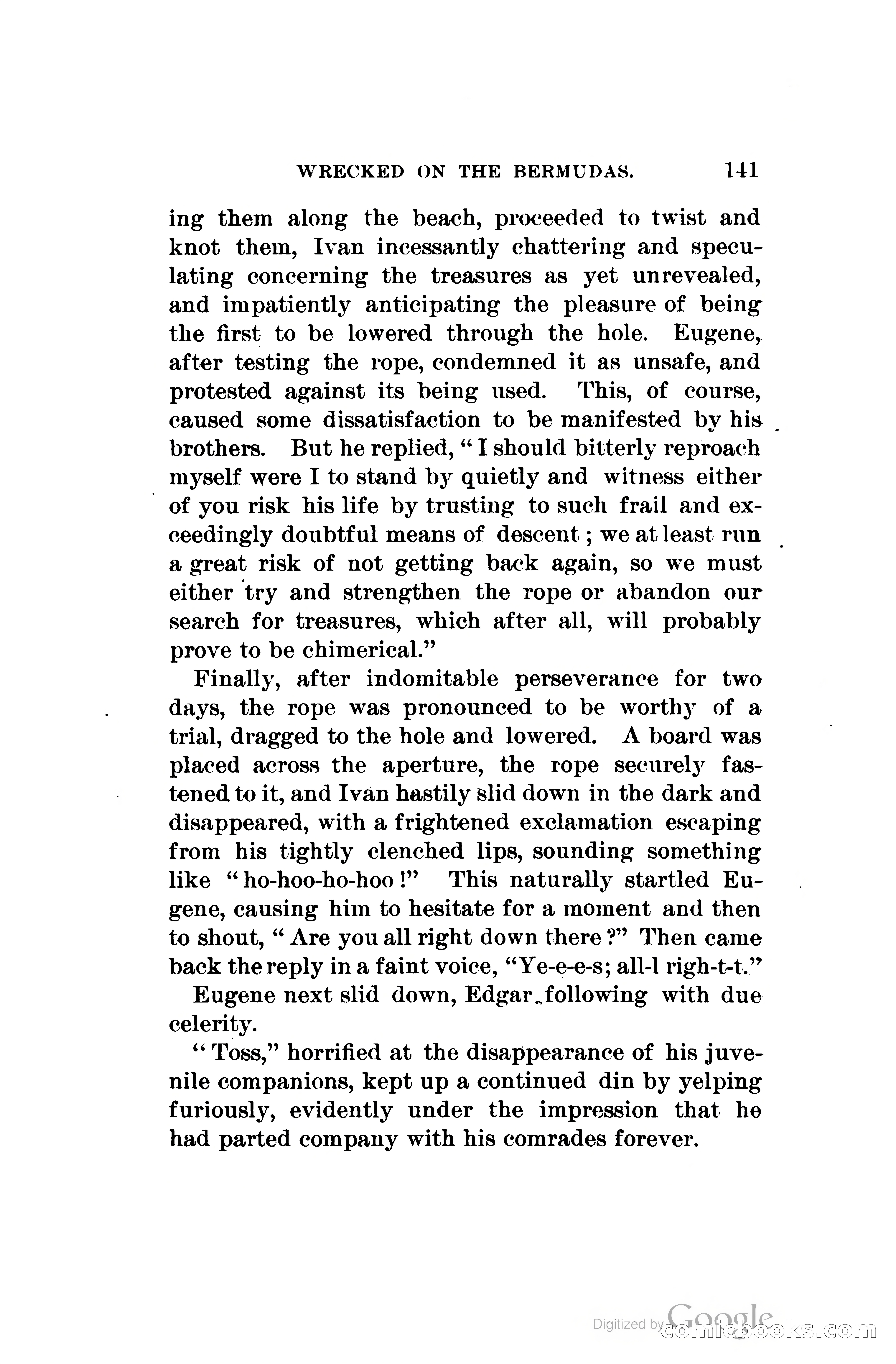 Wrecked On The Bermudas: The Thrilling Adventures Of Three Boys — page 178 of 344