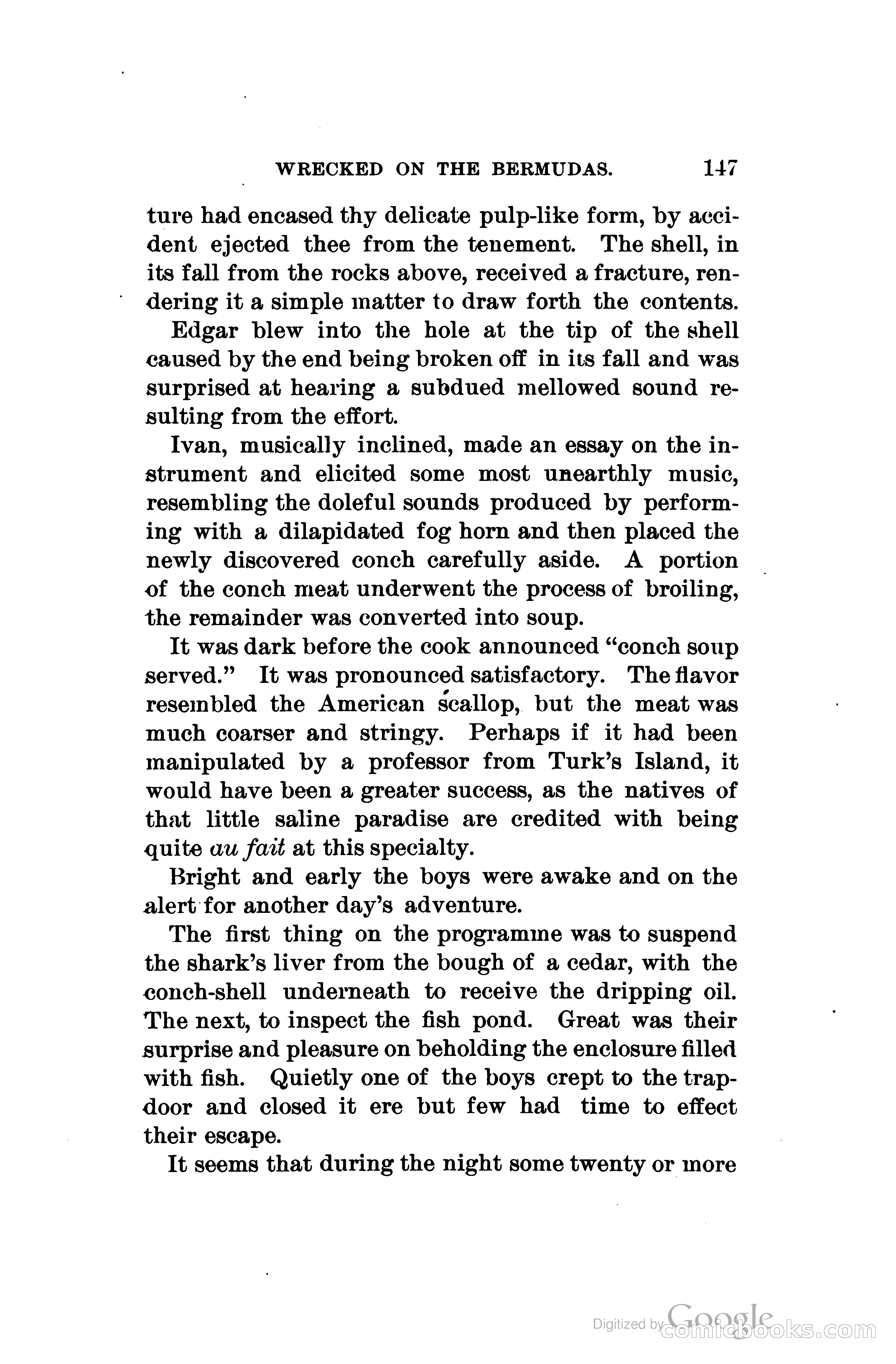 Wrecked On The Bermudas: The Thrilling Adventures Of Three Boys — page 184 of 344