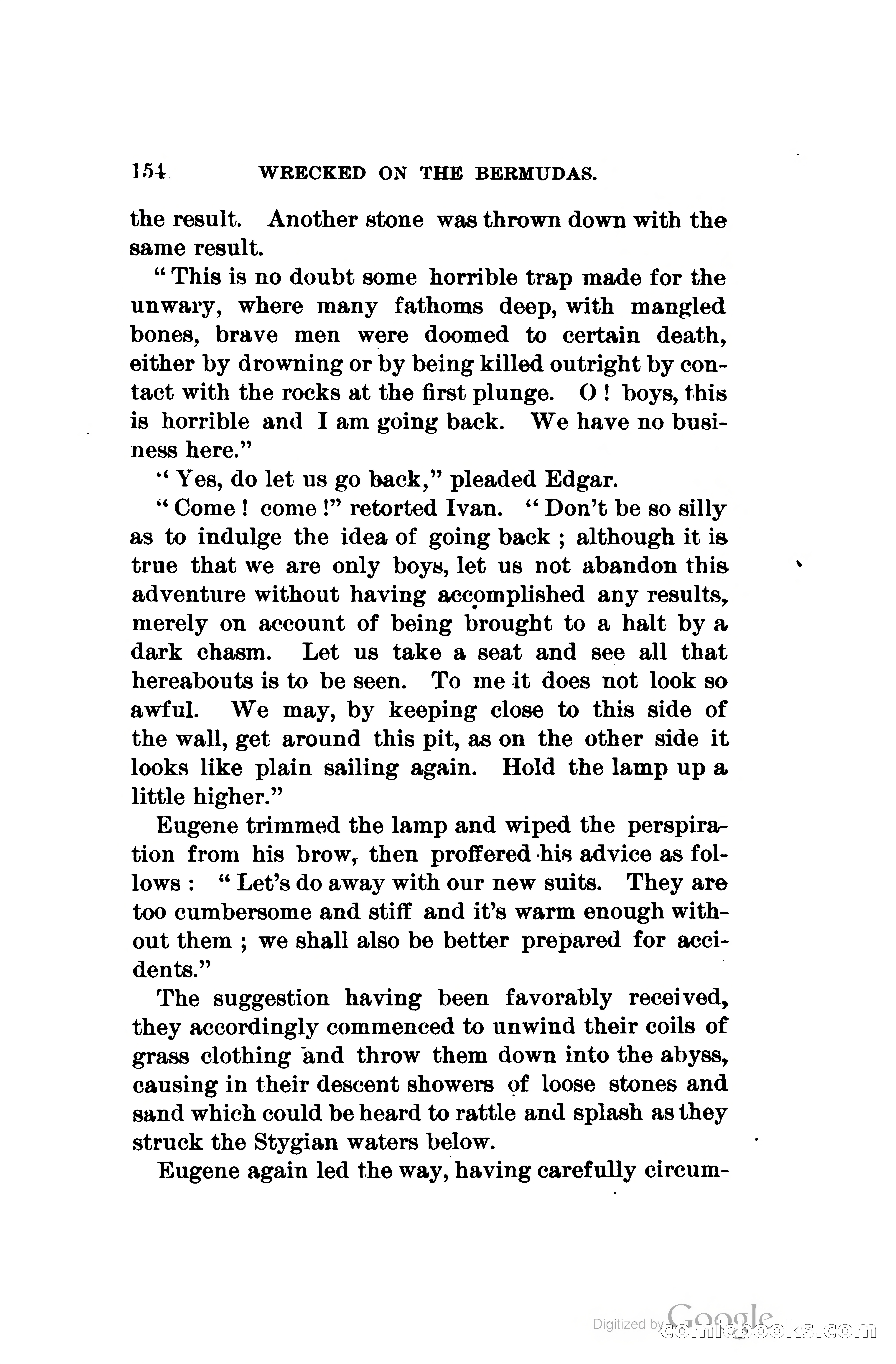 Wrecked On The Bermudas: The Thrilling Adventures Of Three Boys — page 191 of 344