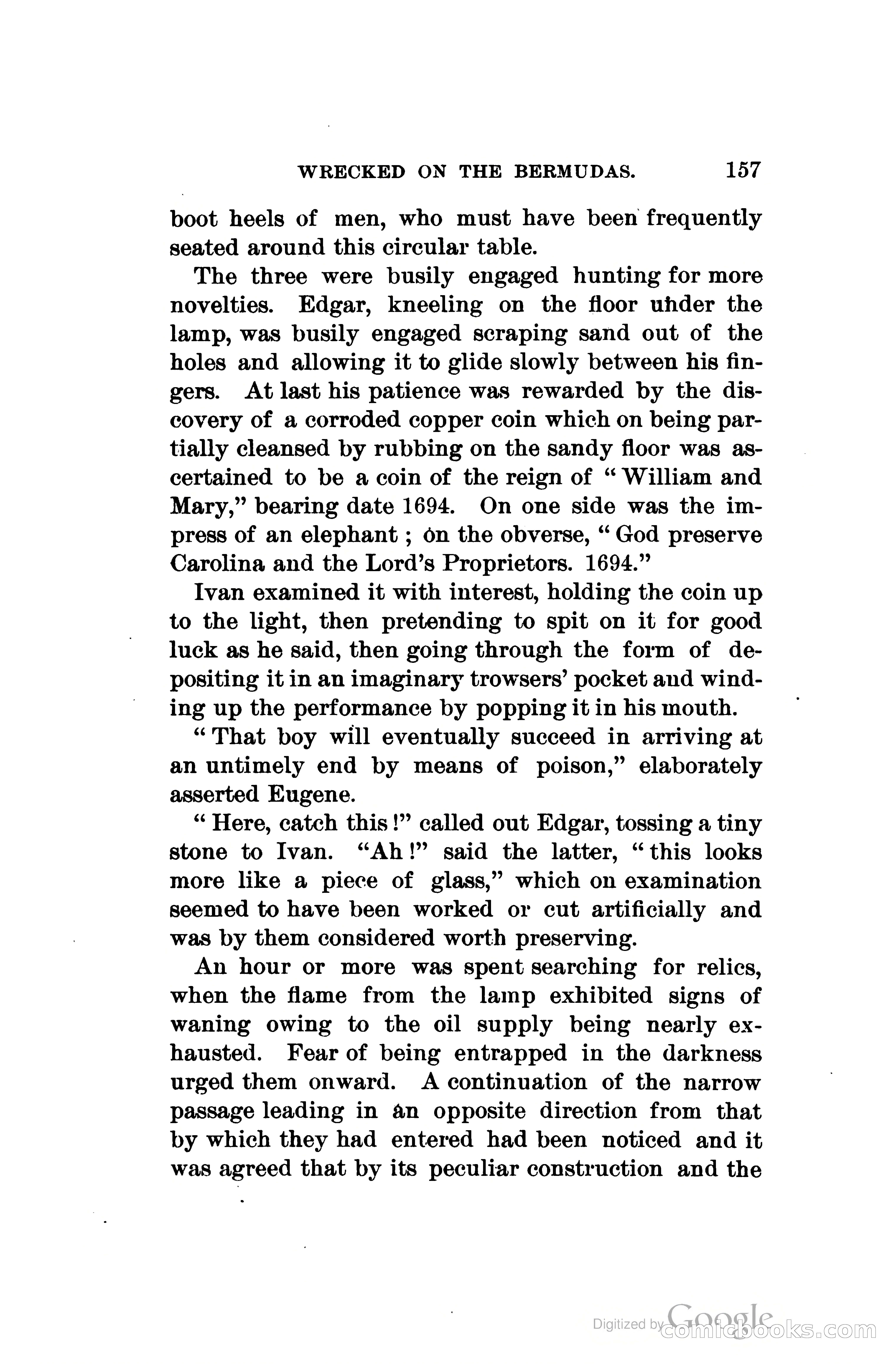 Wrecked On The Bermudas: The Thrilling Adventures Of Three Boys — page 196 of 344