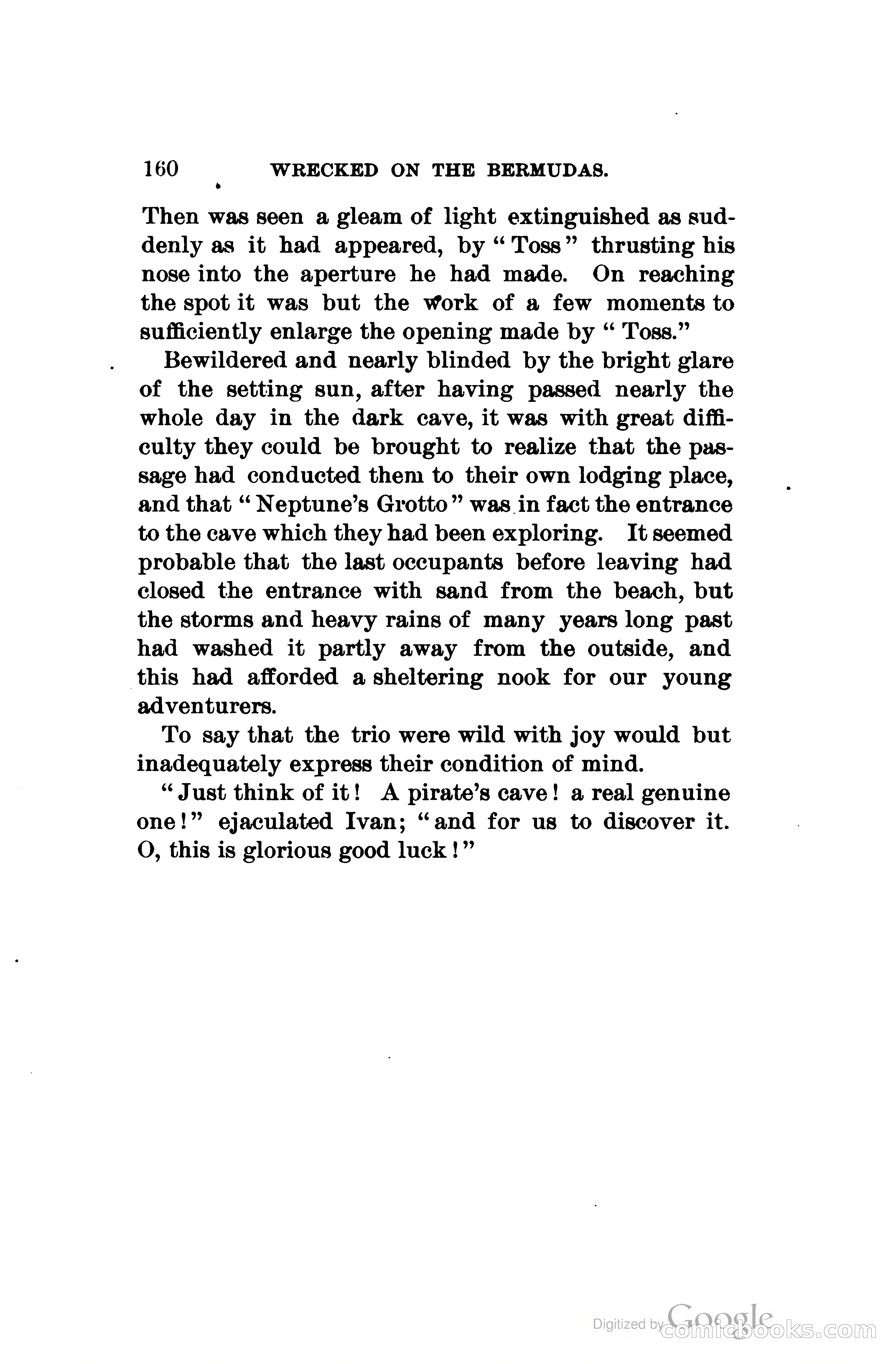 Wrecked On The Bermudas: The Thrilling Adventures Of Three Boys — page 199 of 344